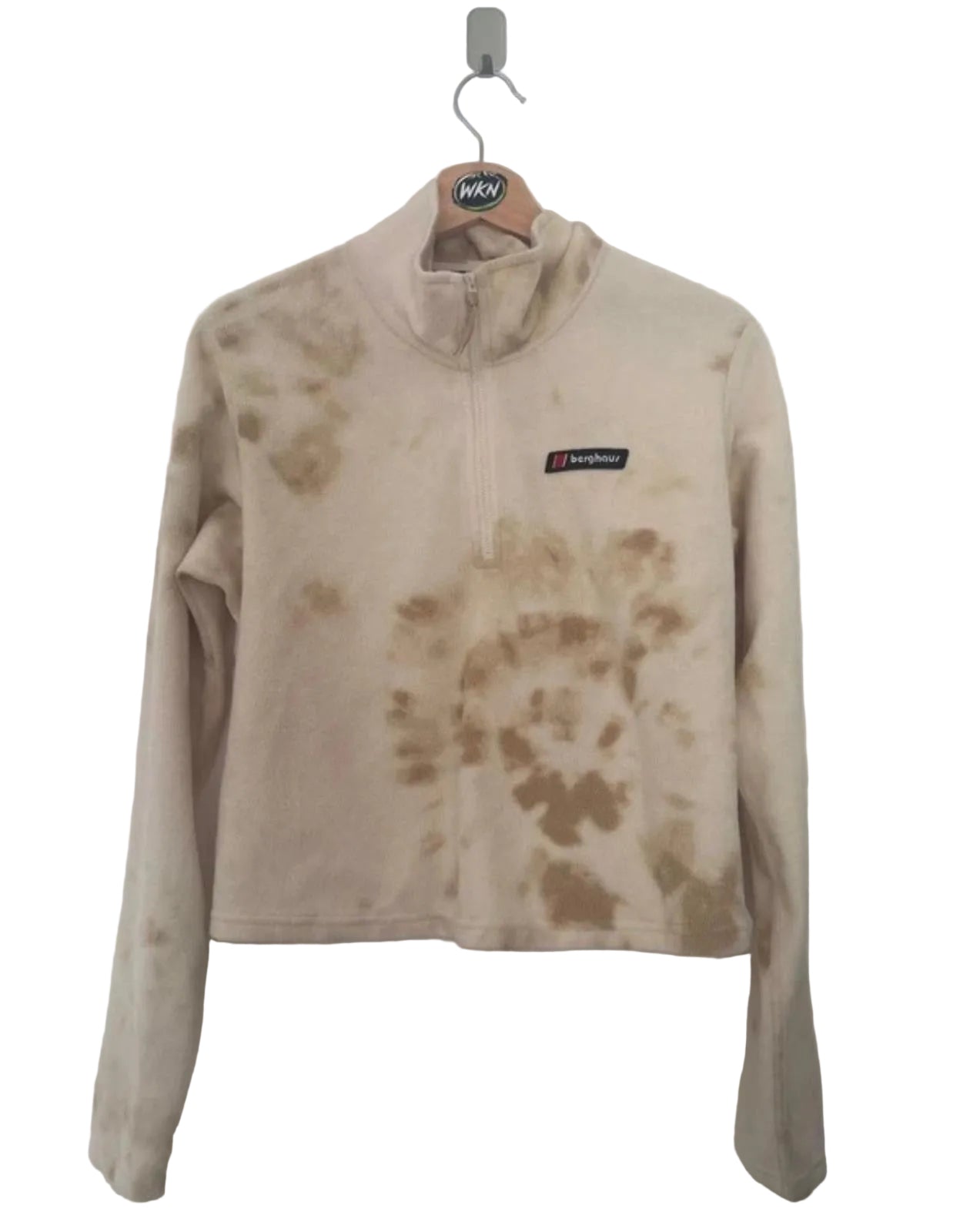 Berghaus Trango 1/4 Zip Fleece – Cream/Tan Tie Dye – XL