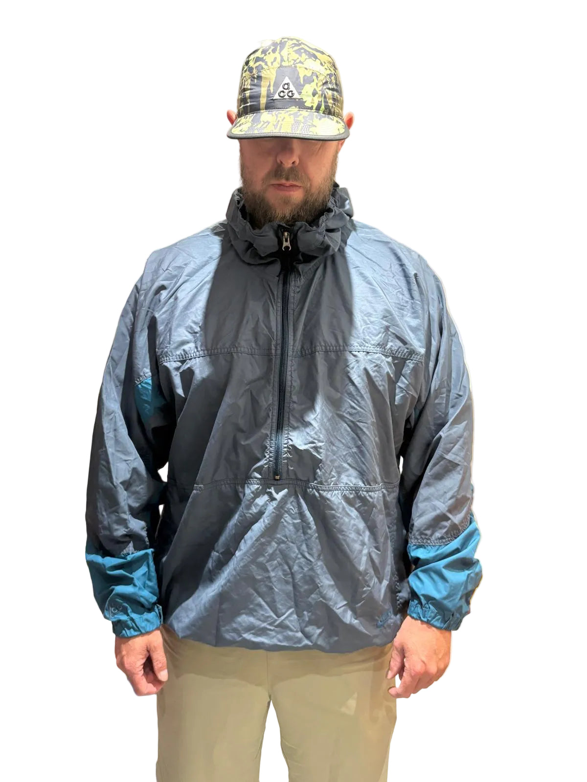 Vintage Nike ACG FIT Pullover Jacket – Blue/Grey – XL