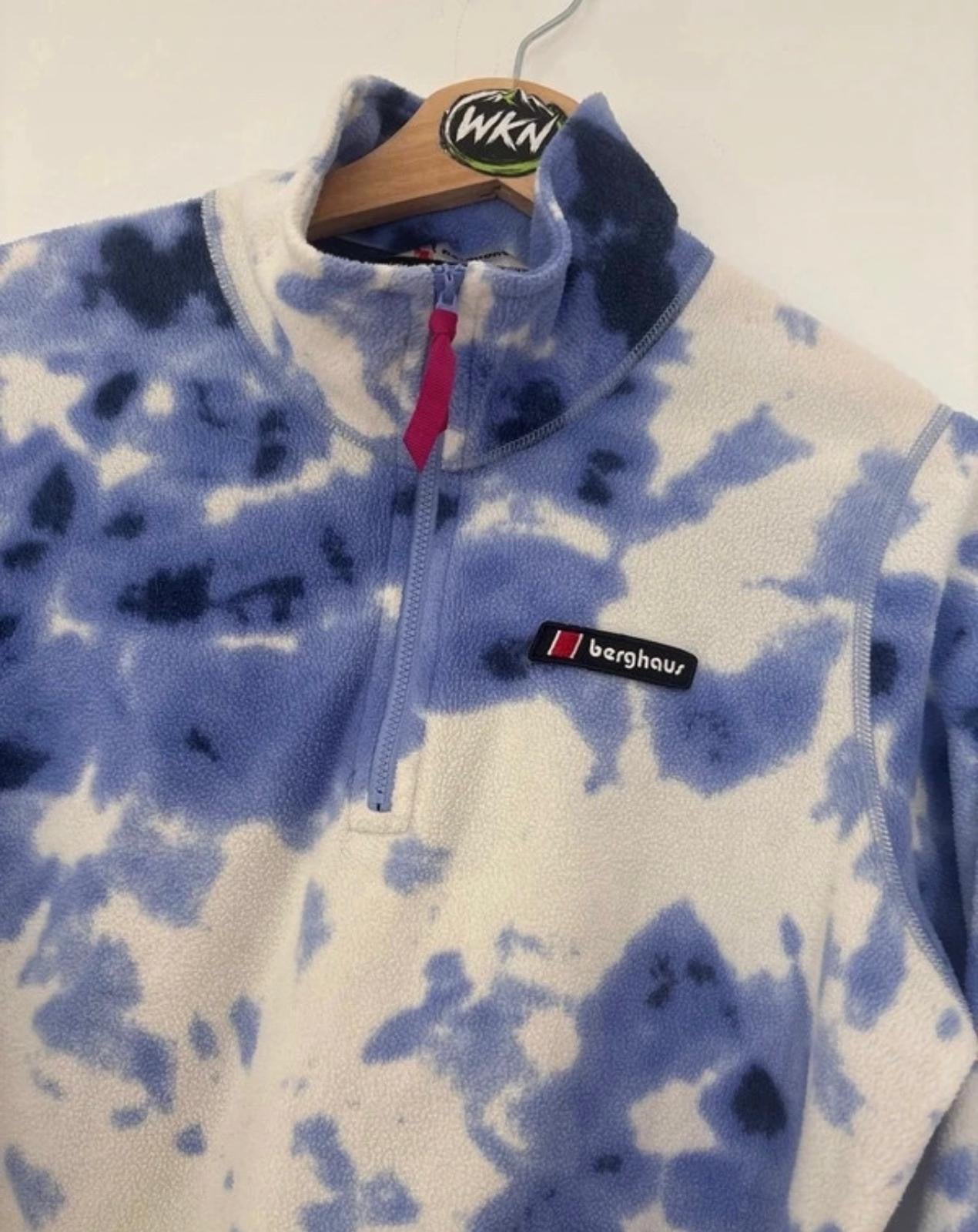 Berghaus Trango 1/4 Zip Fleece – Blue/White – Large