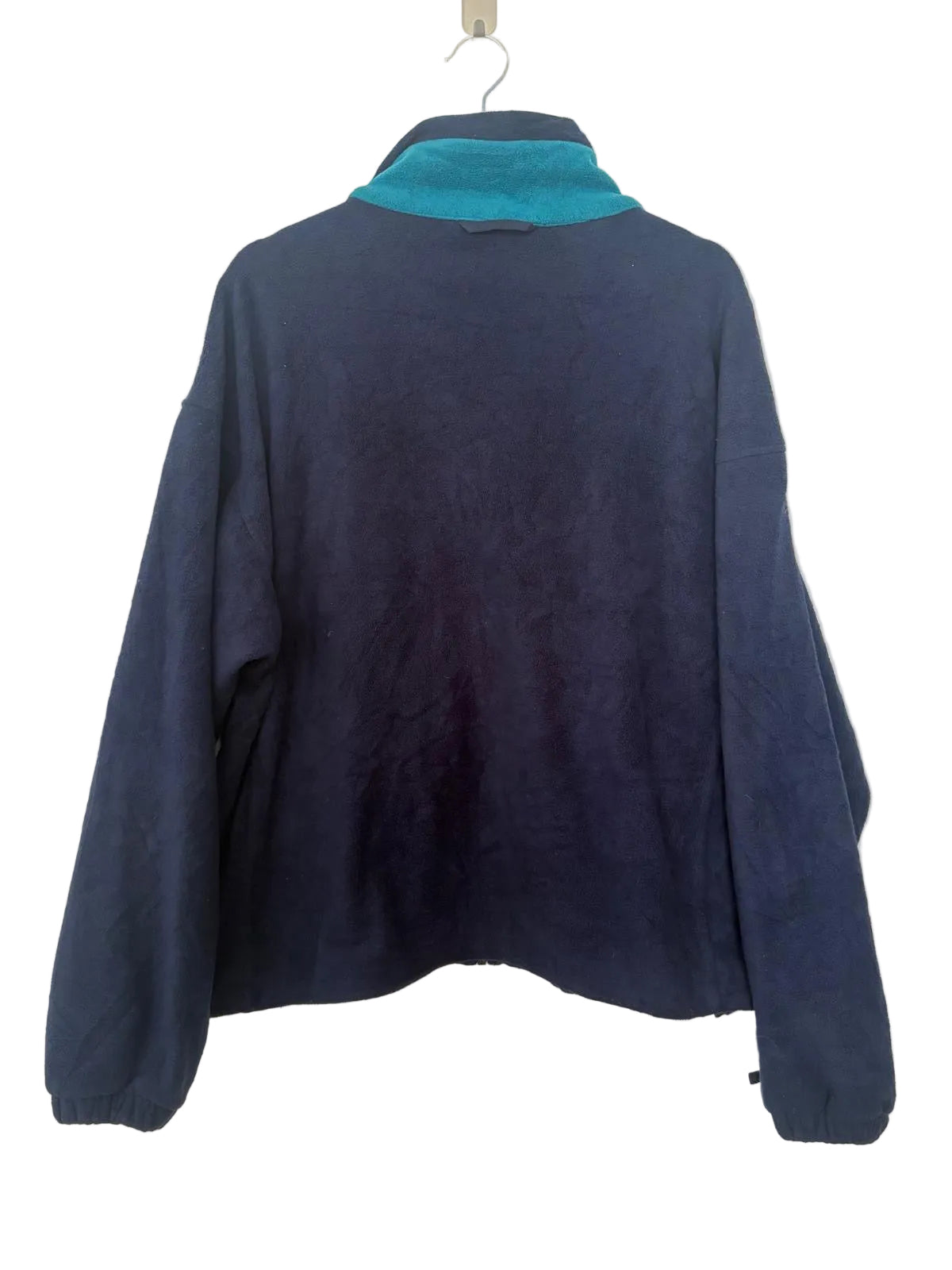 Vintage Columbia Sportswear Full-Zip Fleece – Navy / Teal – Women’s XL
