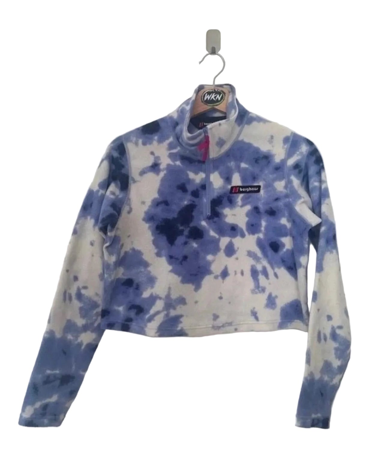 Berghaus Trango 1/4 Zip Fleece – Blue White Tie Dye – Small