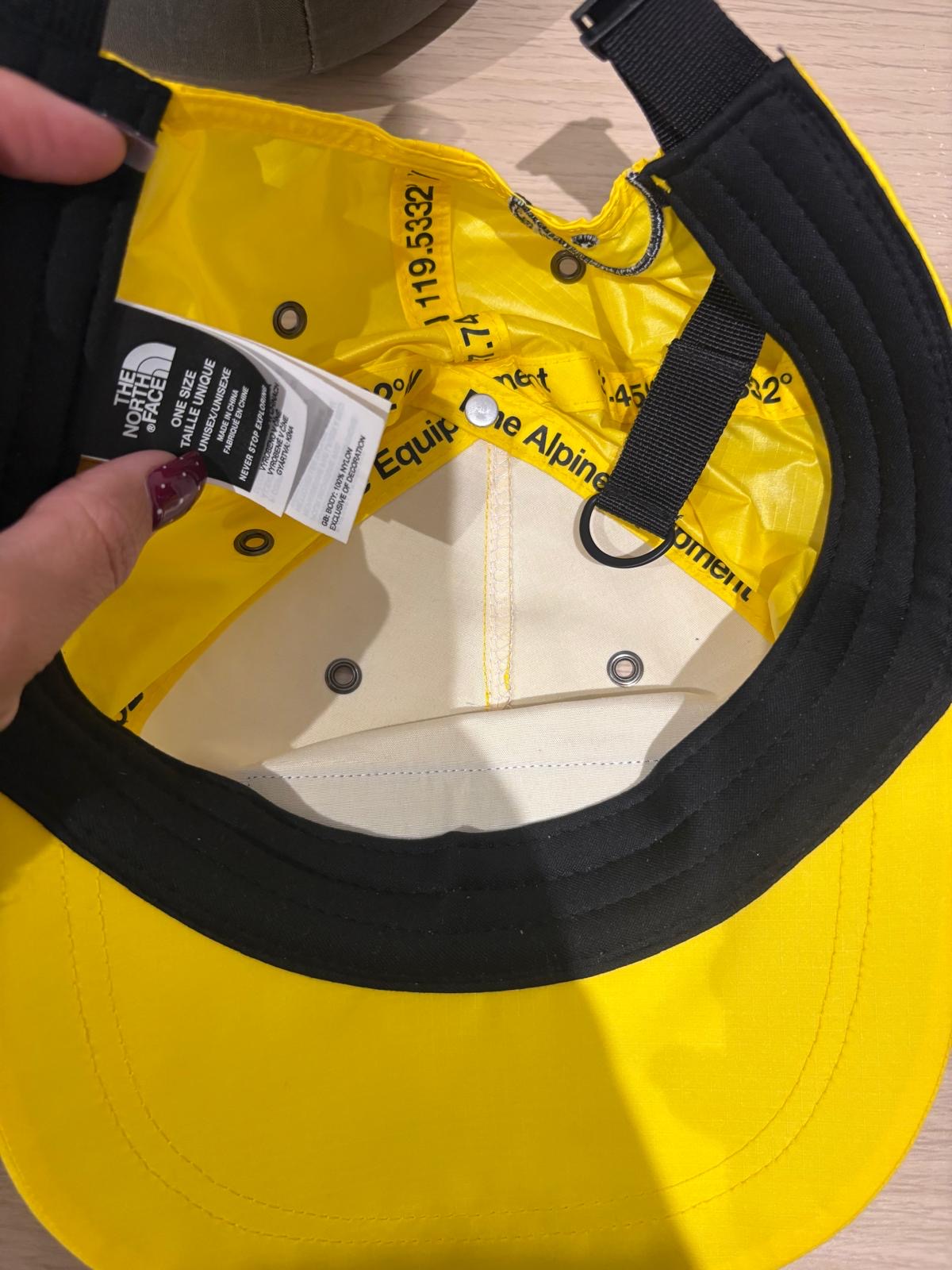 The North Face Steep Tech Cap – Yellow / Black – One Size