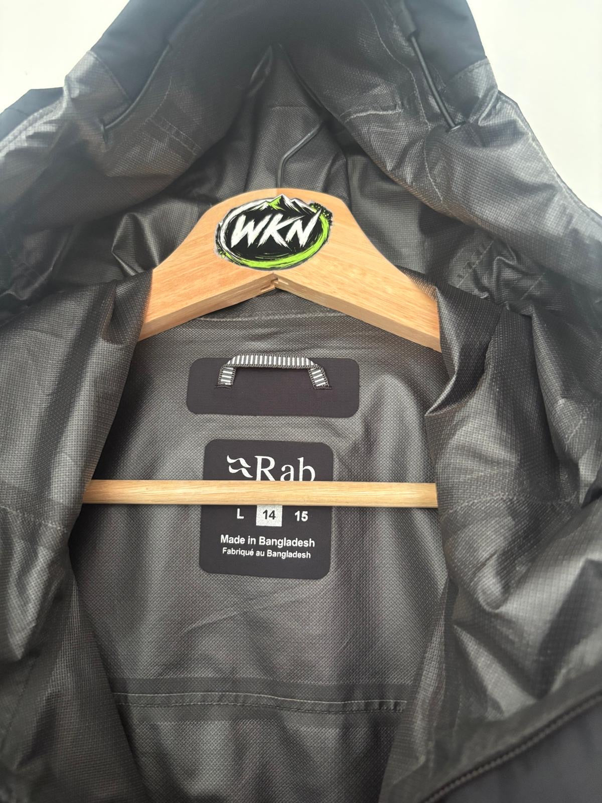 Rab women's Downpour Waterproof Jacket -Black – Women’s Large / UK 14