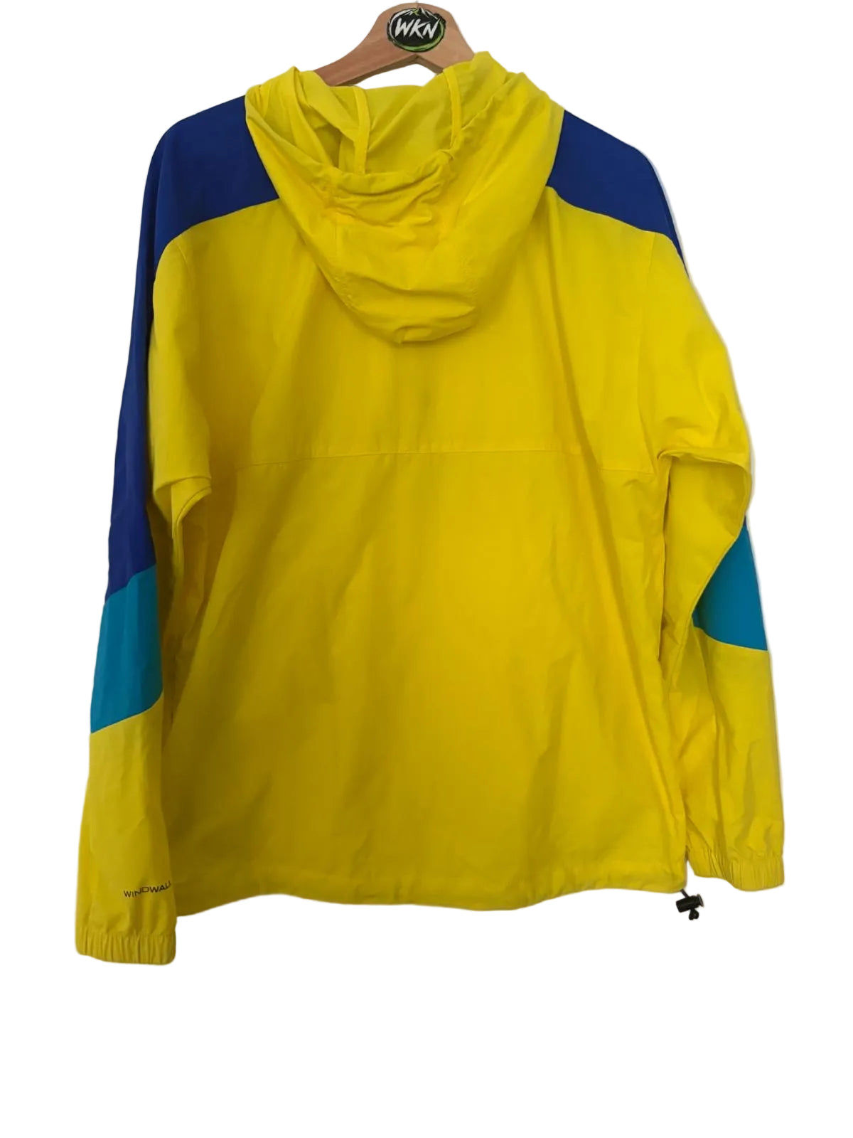 The North Face Extreme WindWall Anorak Jacket – Yellow / Blue – Men’s Medium/womens small