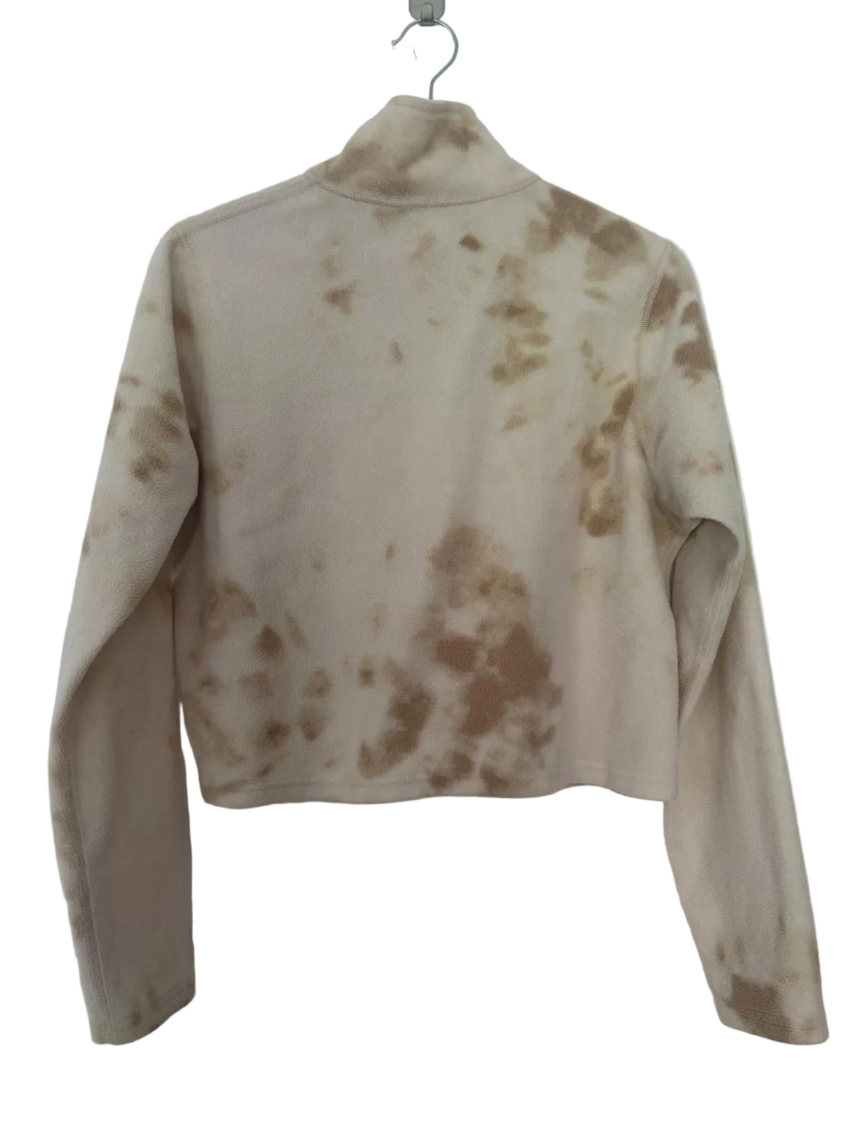 Berghaus 1/4 Zip Tie-Dye Fleece – Cream/Brown – Size Large