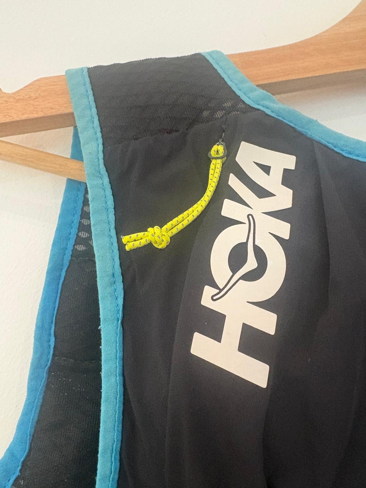HOKA Trail Running Vest – Black / Blue – 10L-Small-Grade B