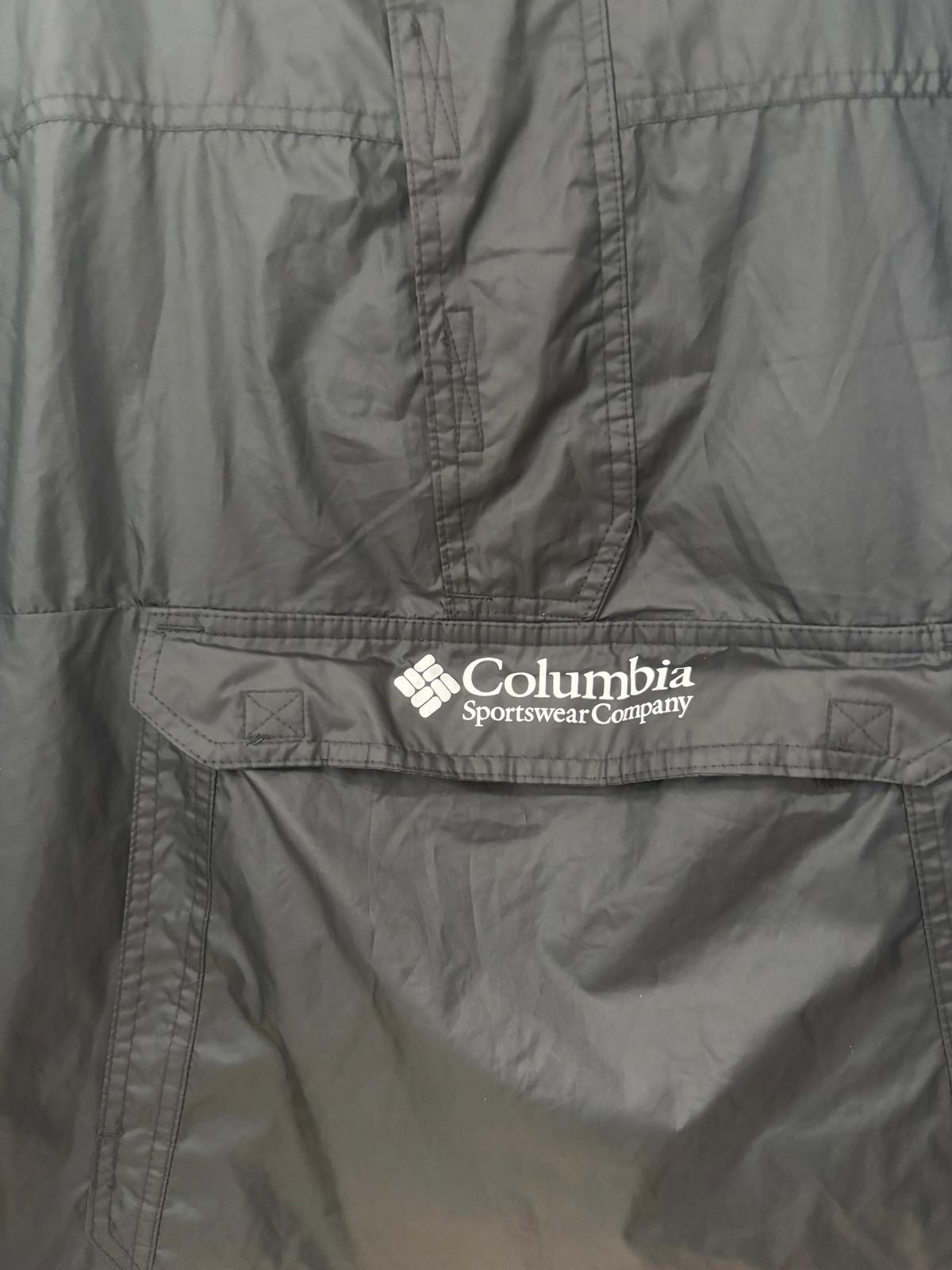 Columbia Sportswear Company Hooded Windbreaker – Black – Large