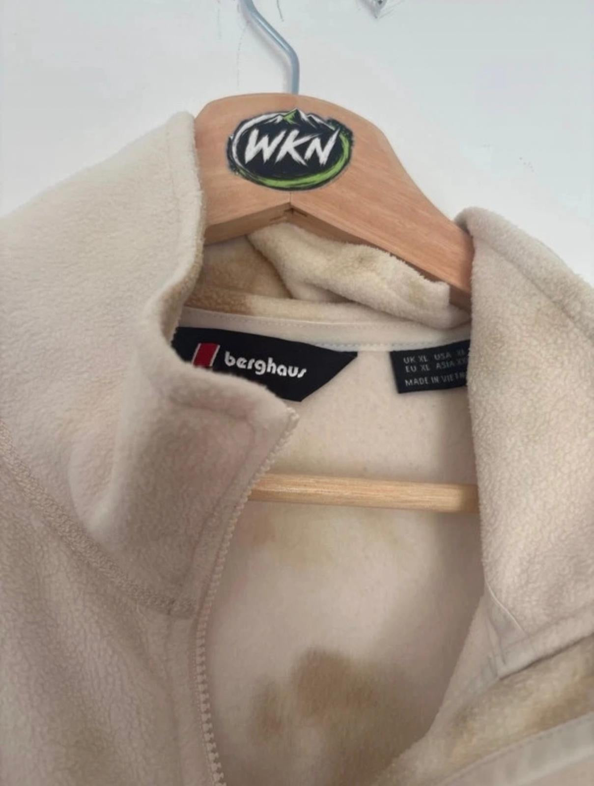 Berghaus Trango 1/4 Zip Fleece – Cream/Tan Tie Dye – XL