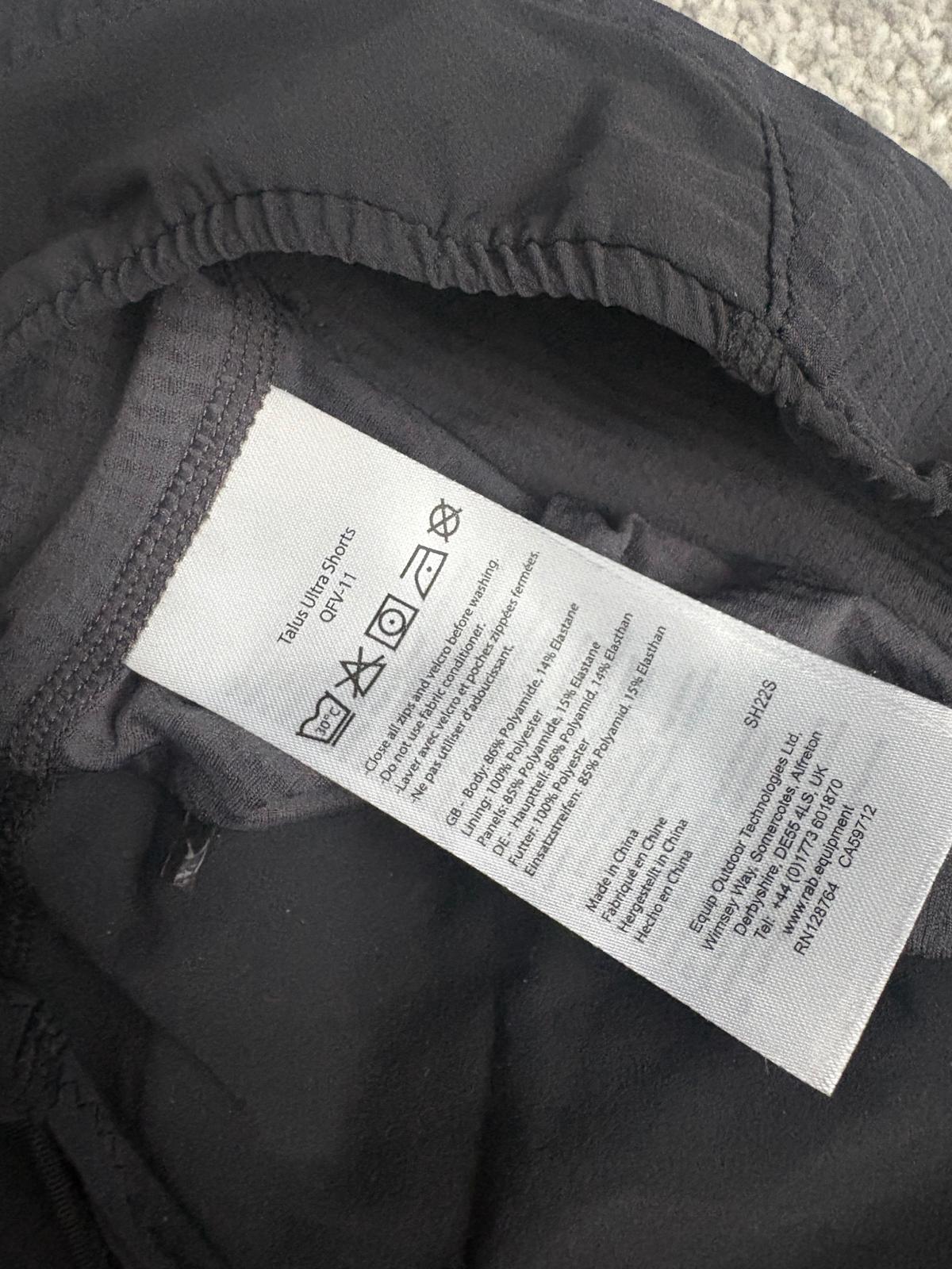 Rab Talus Ultra Shorts – Black – Size 36