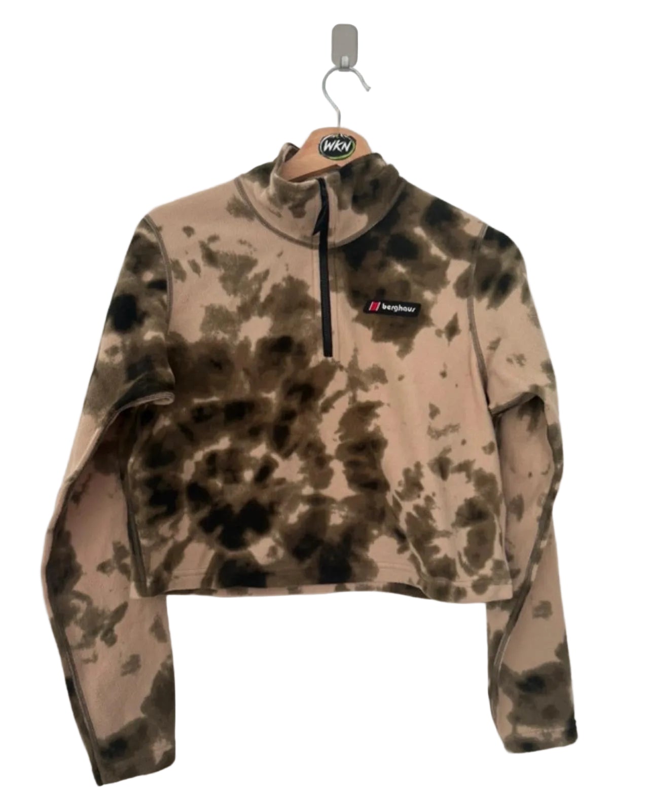 Berghaus Trango 1/4 Zip Fleece – Brown/Tan Tie Dye – Small