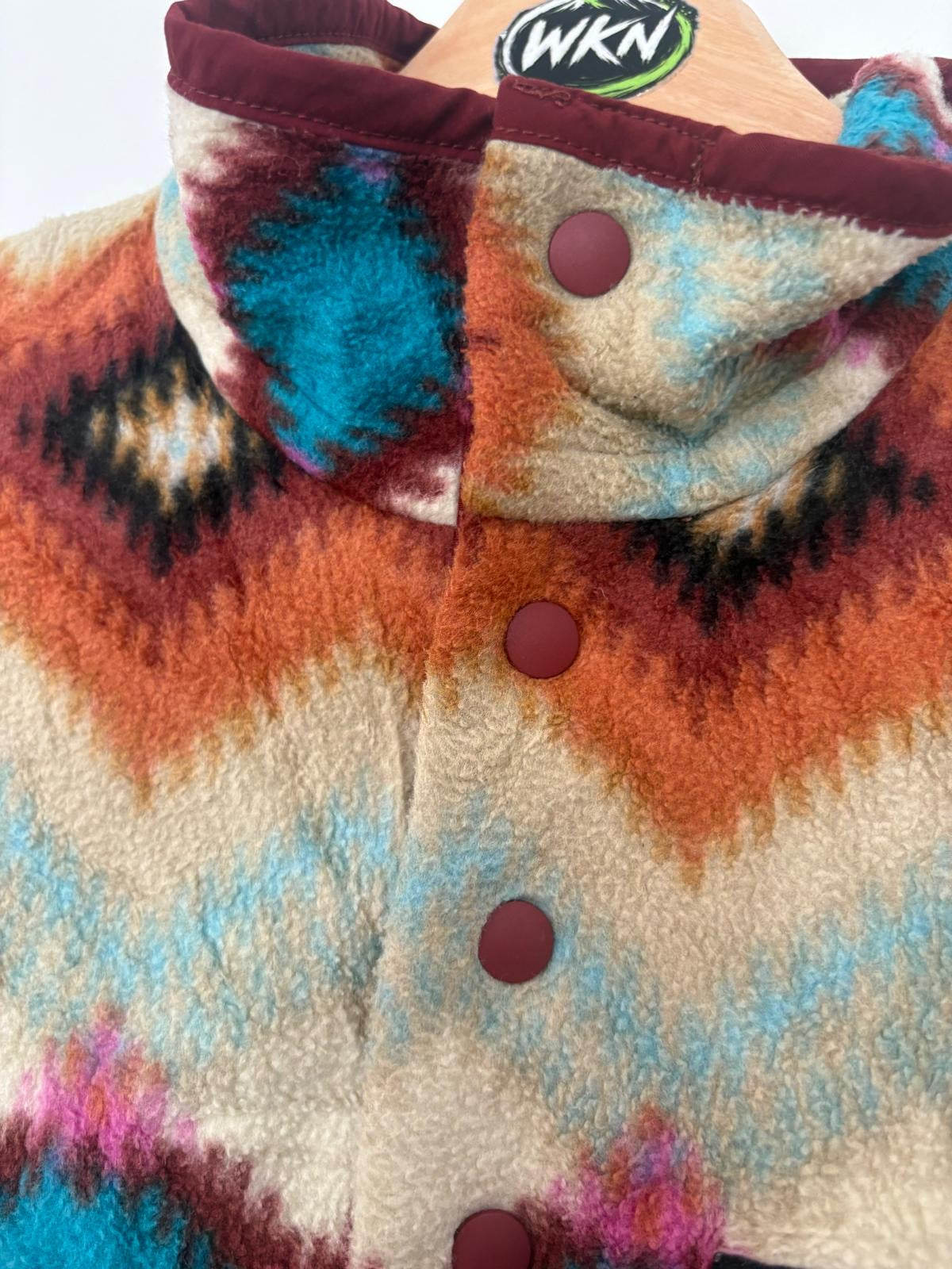 Patagonia Synchilla Snap-T Fleece – Aztec Geometric Print – XS-size 8 -small 10