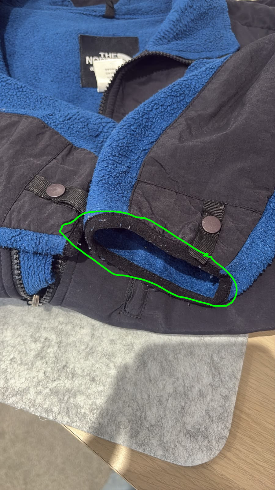 The North Face Denali Fleece Jacket – Blue / Black – Men’s XL