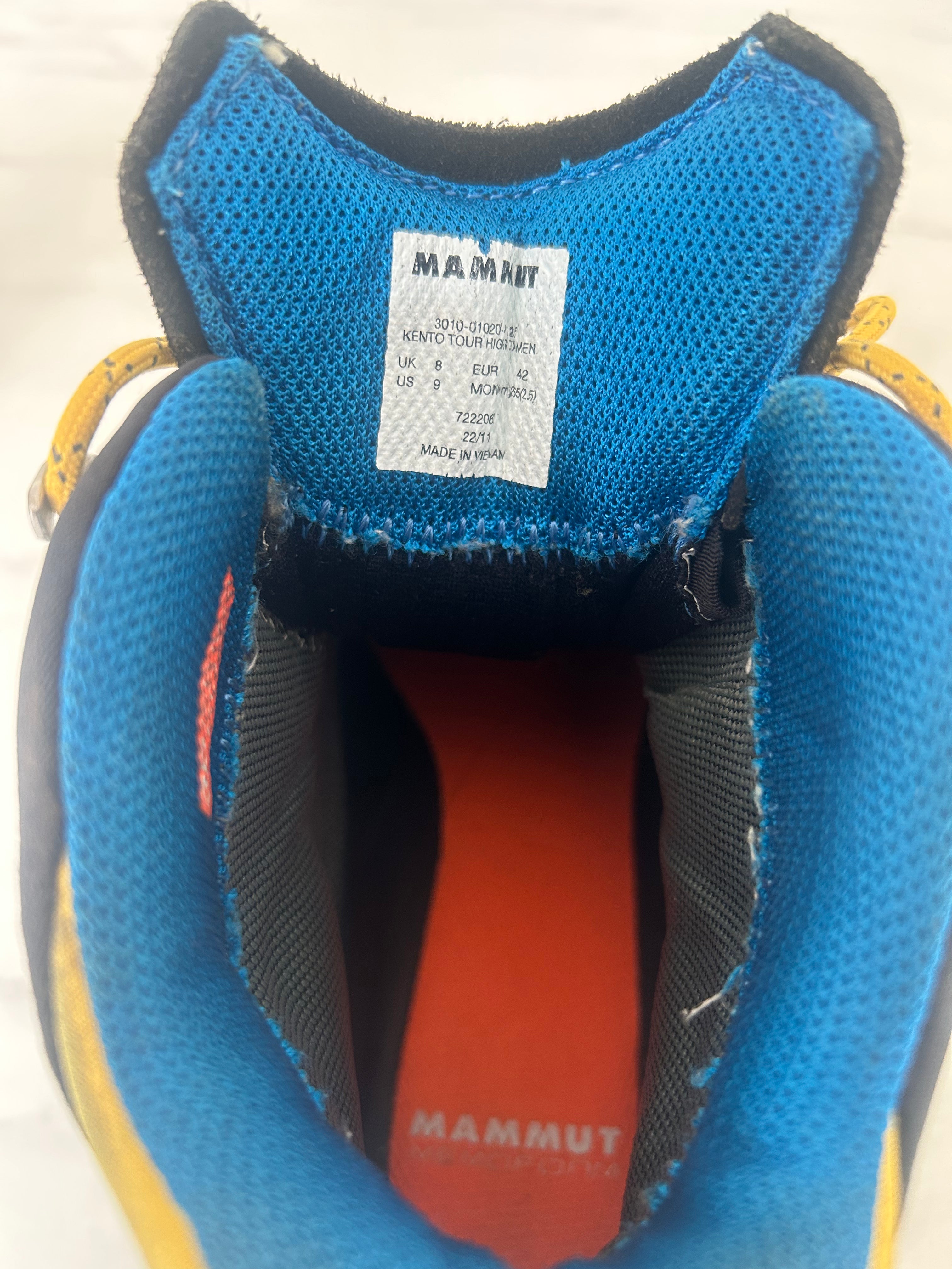 Mammut Kento Tour High GTX Hiking Boots – UK 8 – Vibram