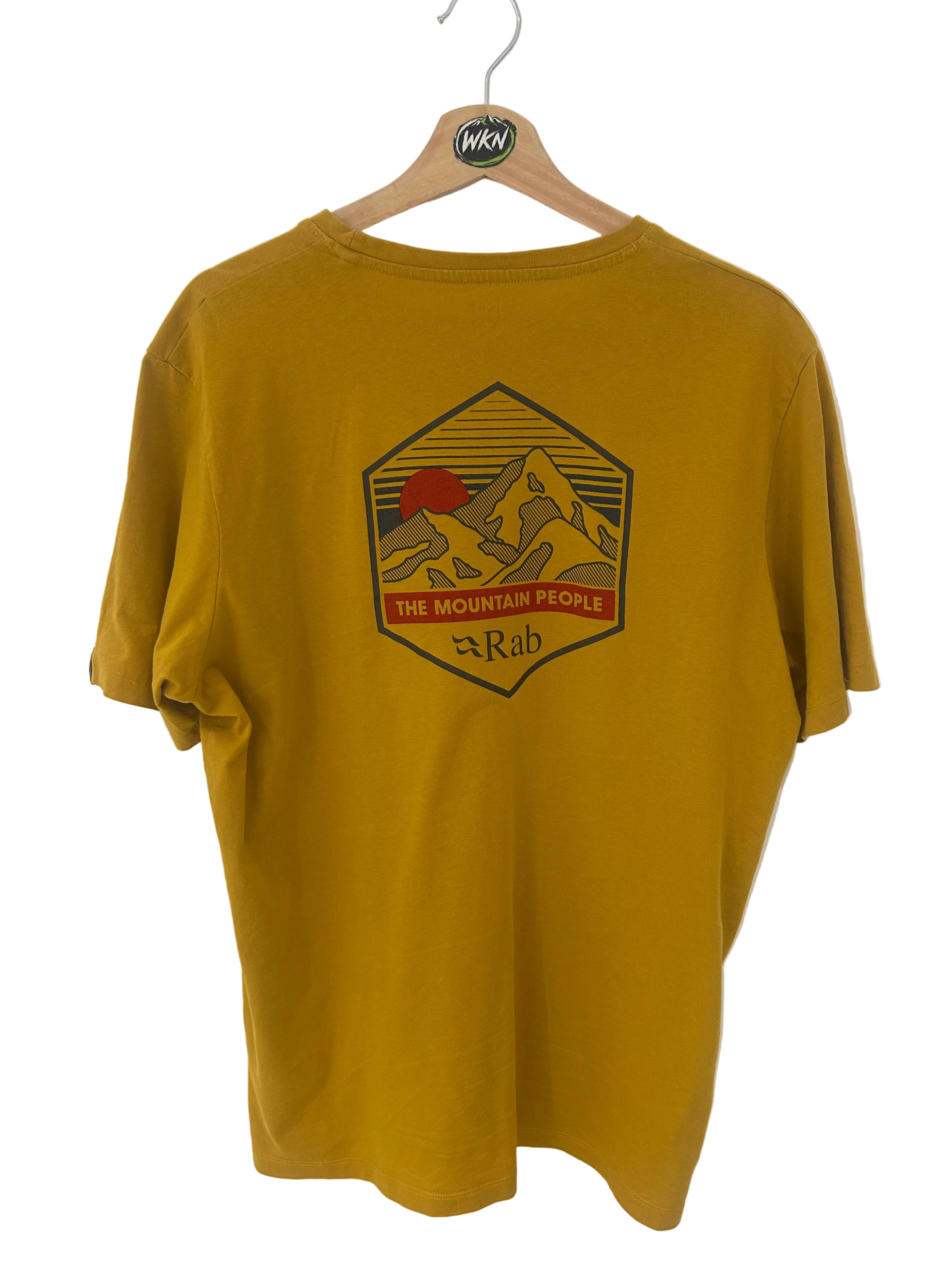 Rab The Mountain People Graphic T-Shirt – Mustard – XL