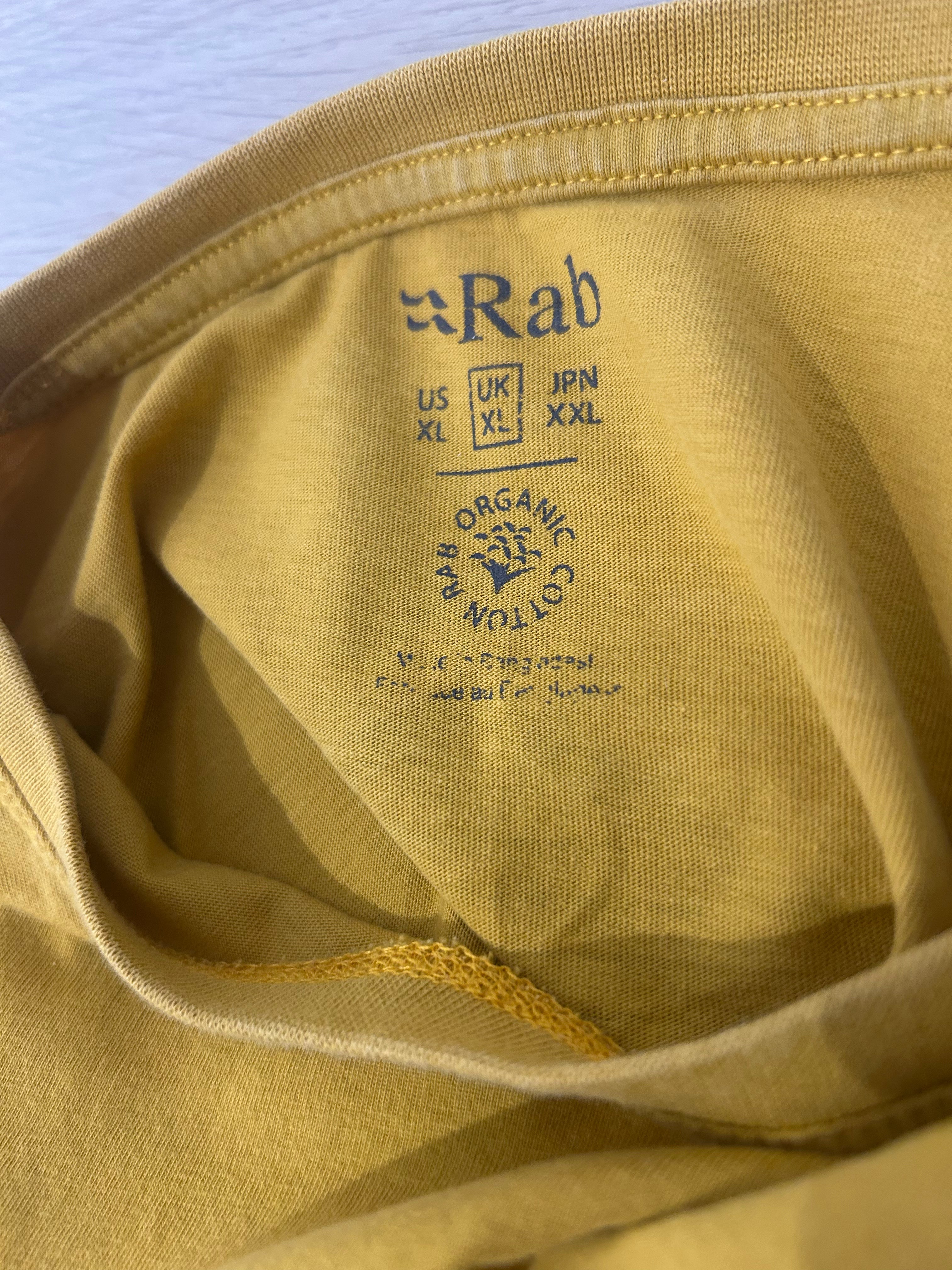 Rab The Mountain People Graphic T-Shirt – Mustard – XL