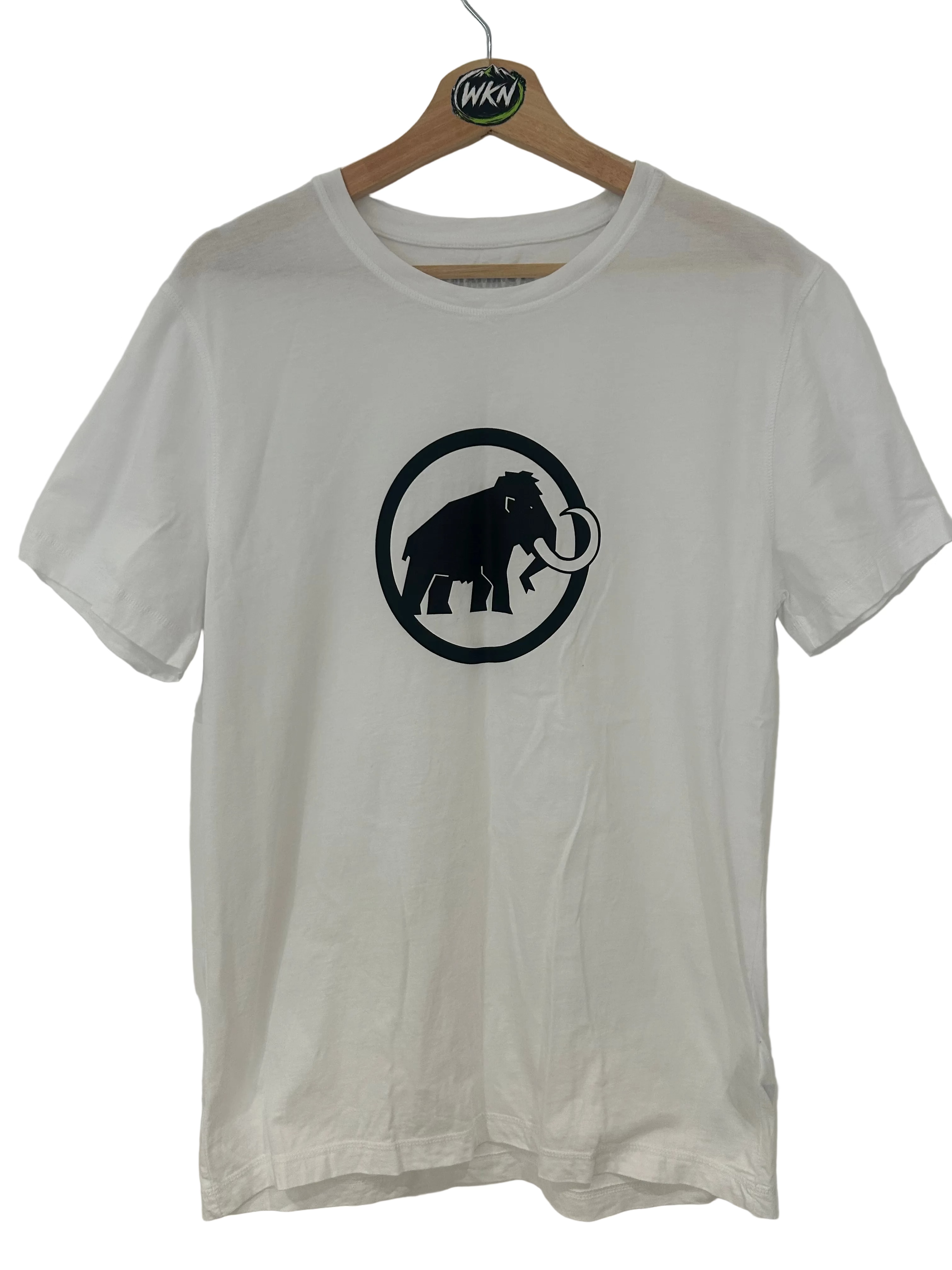Mammut Logo T-Shirt – White / Black (L)
