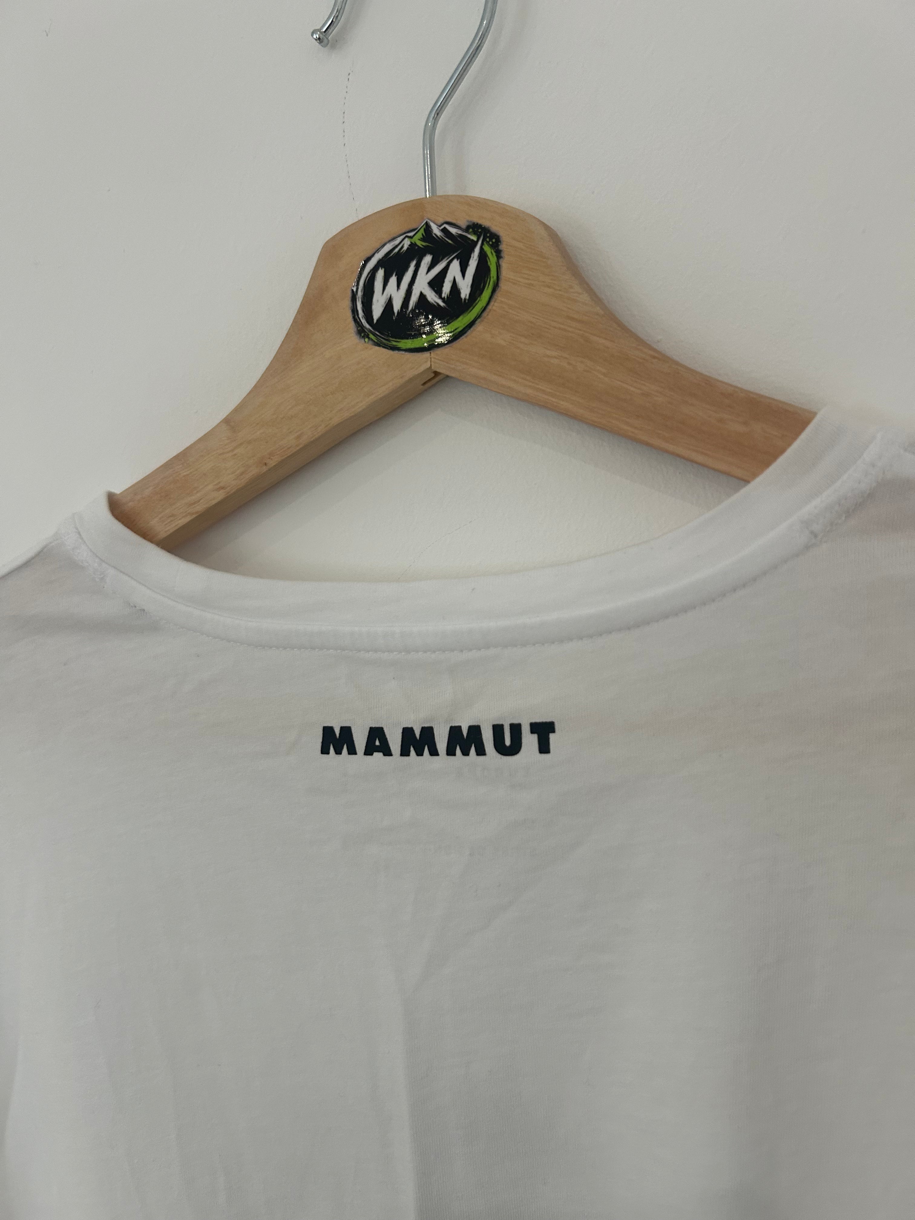 Mammut Logo T-Shirt – White / Black (L)