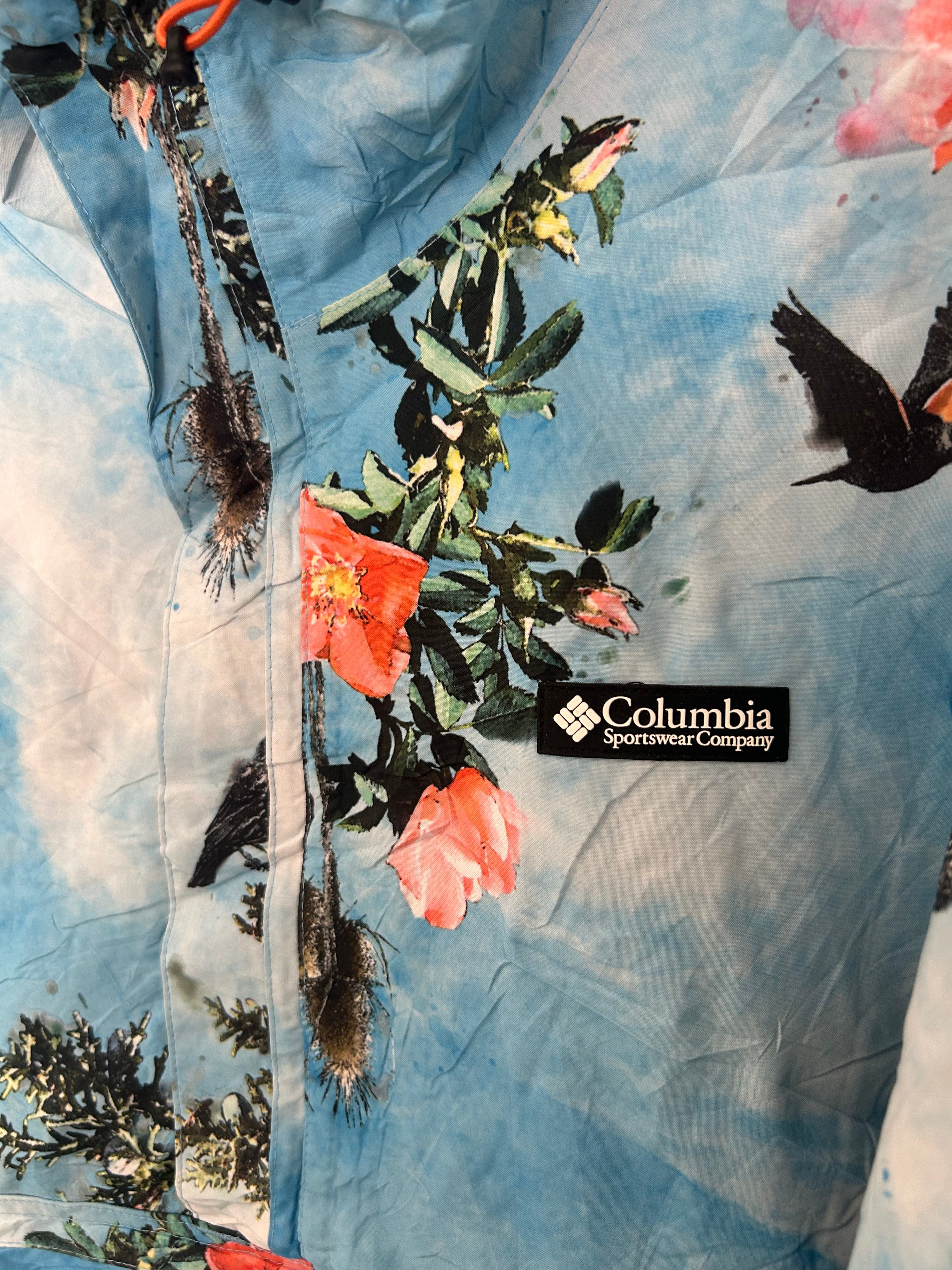 Columbia Omni-Tech Printed Waterproof Poncho – Blue – XXL