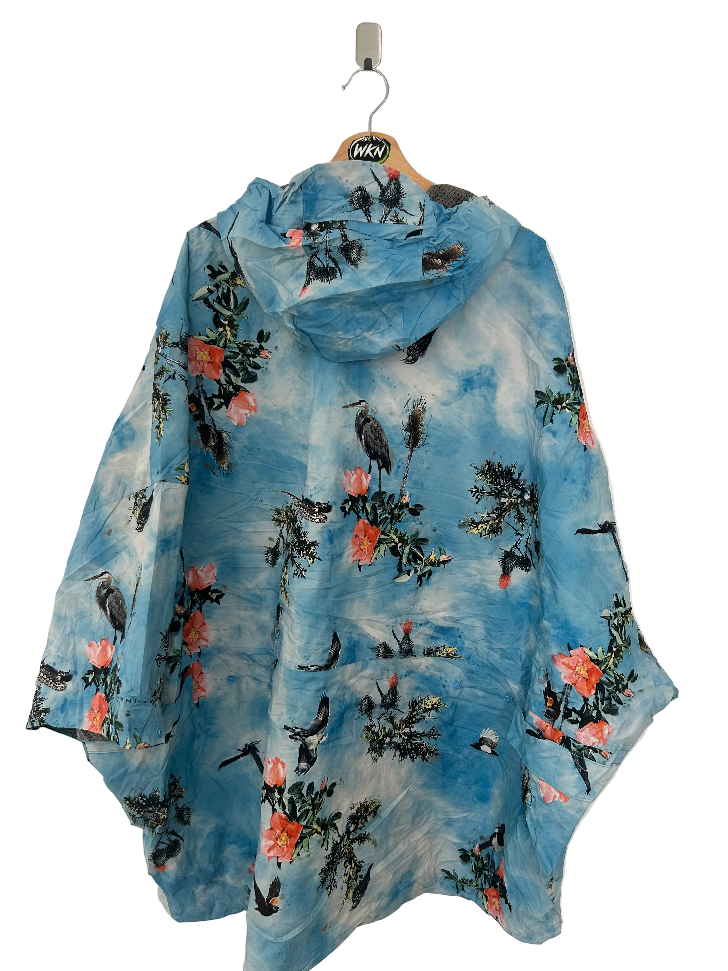 Columbia Omni-Tech Printed Waterproof Poncho – Blue – XXL