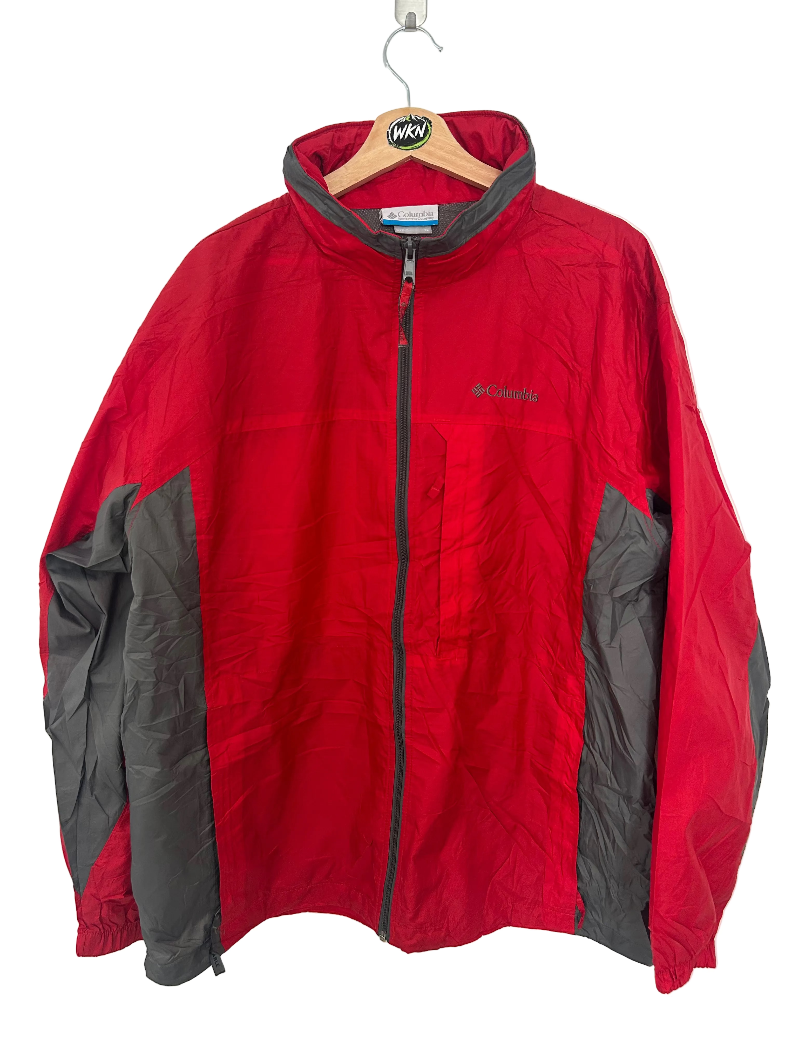 Columbia Lightweight Windbreaker Jacket – Red – XL