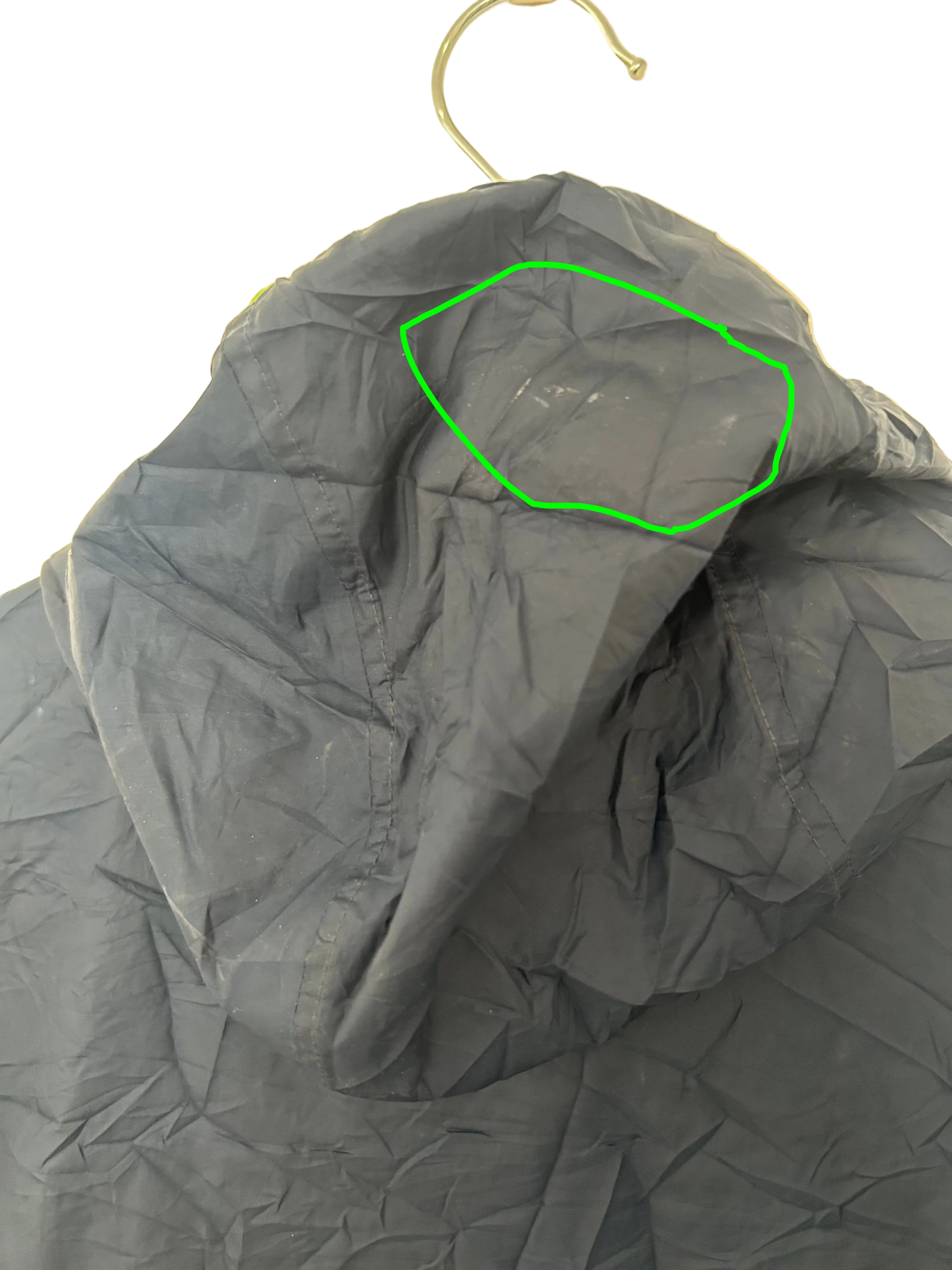 Vintage Columbia Packable Hooded Windbreaker – Blue / Black – XL
