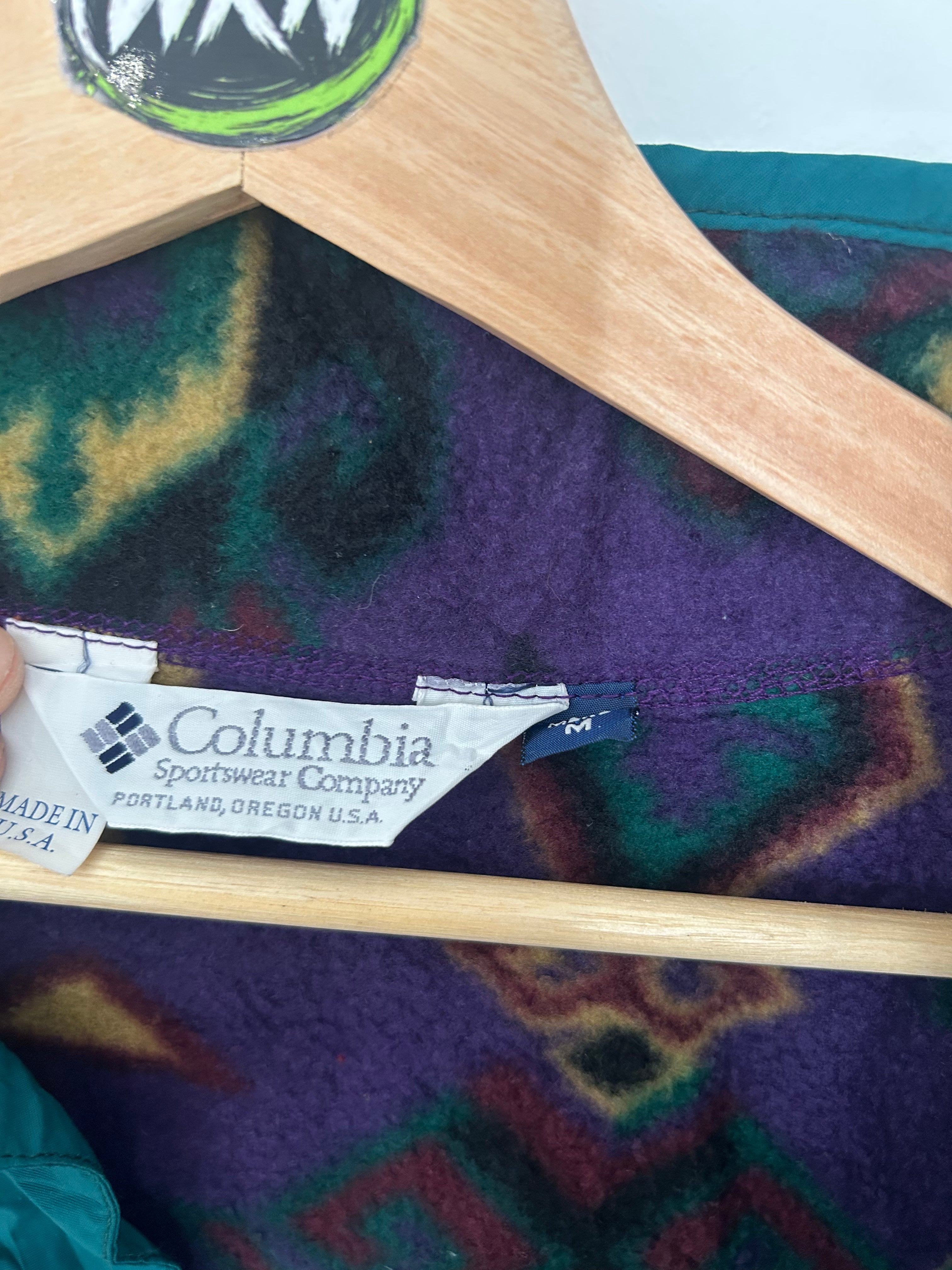 Vintage Columbia Snap-T Fleece Mens M
