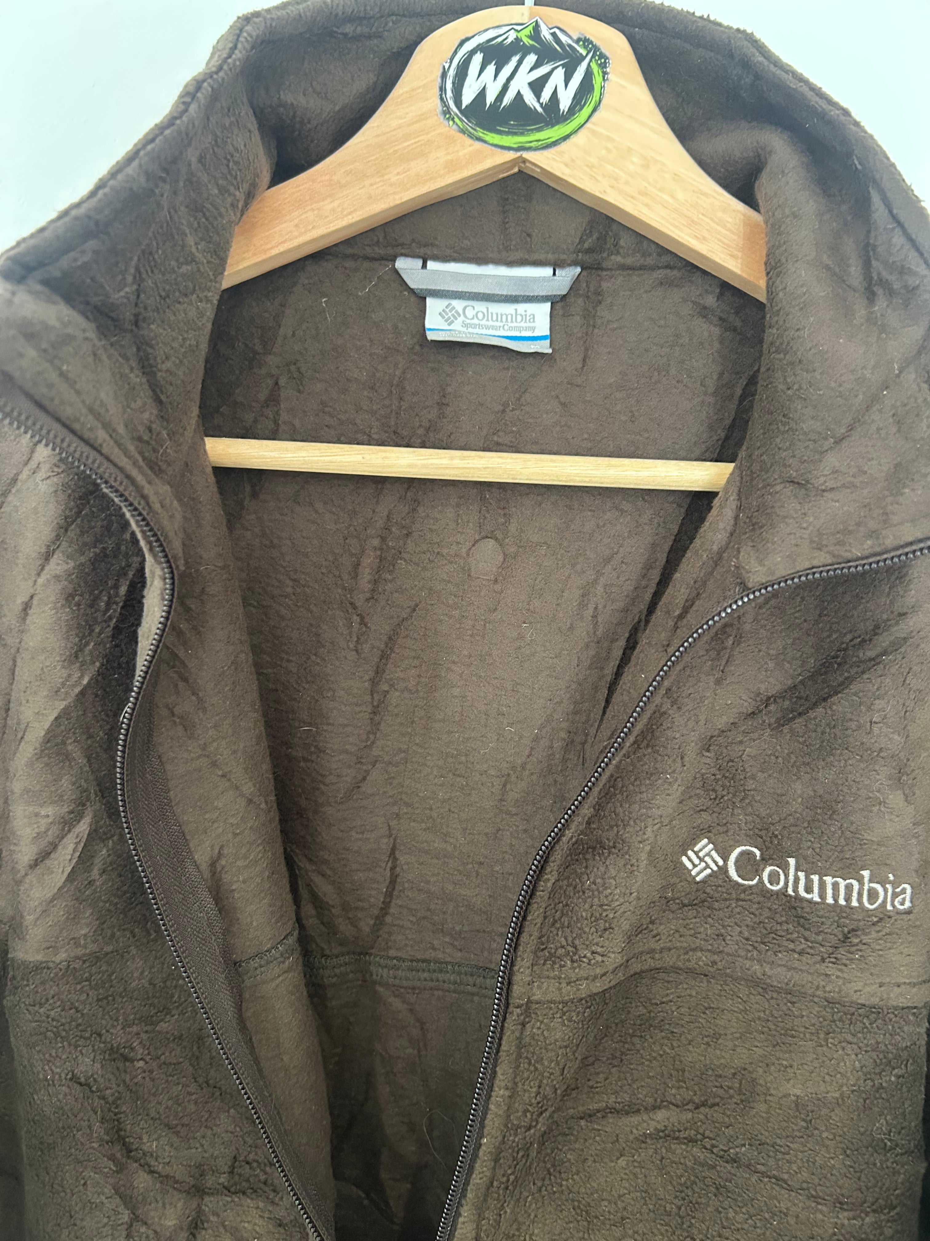 Columbia Full Zip Fleece – Brown – Medium