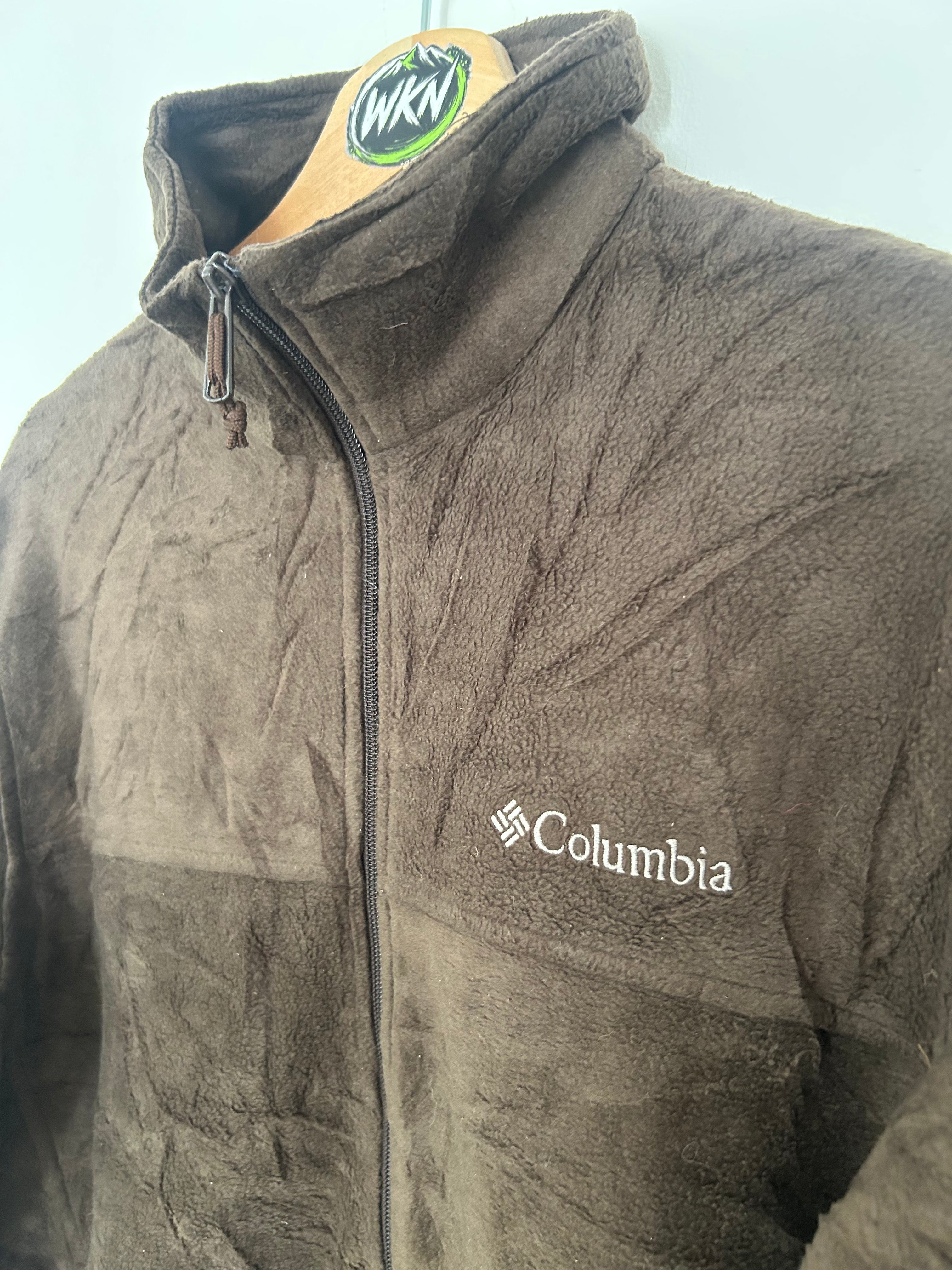 Columbia Full Zip Fleece – Brown – Medium