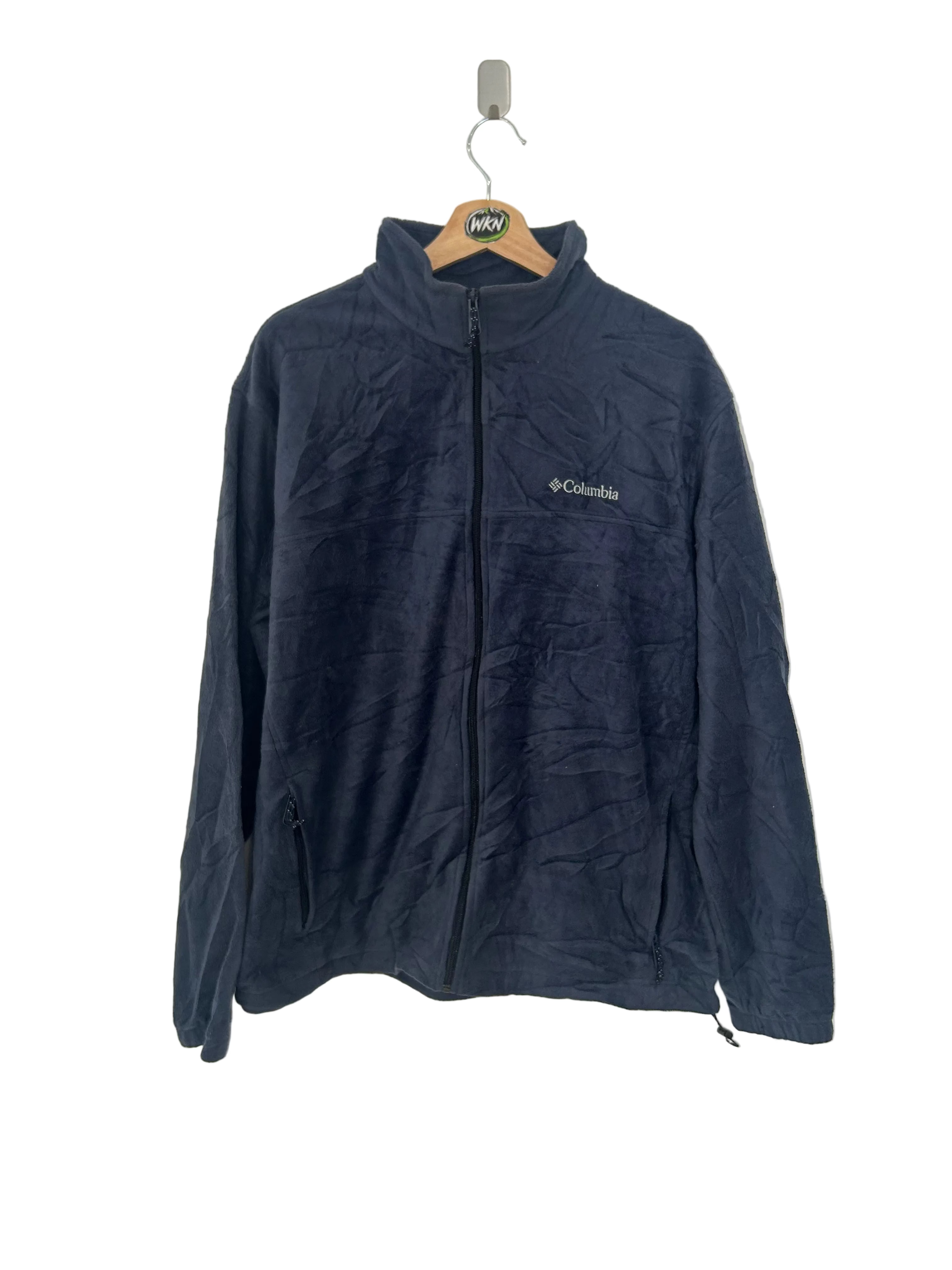 Columbia Full Zip Fleece – Navy – Mens-XL