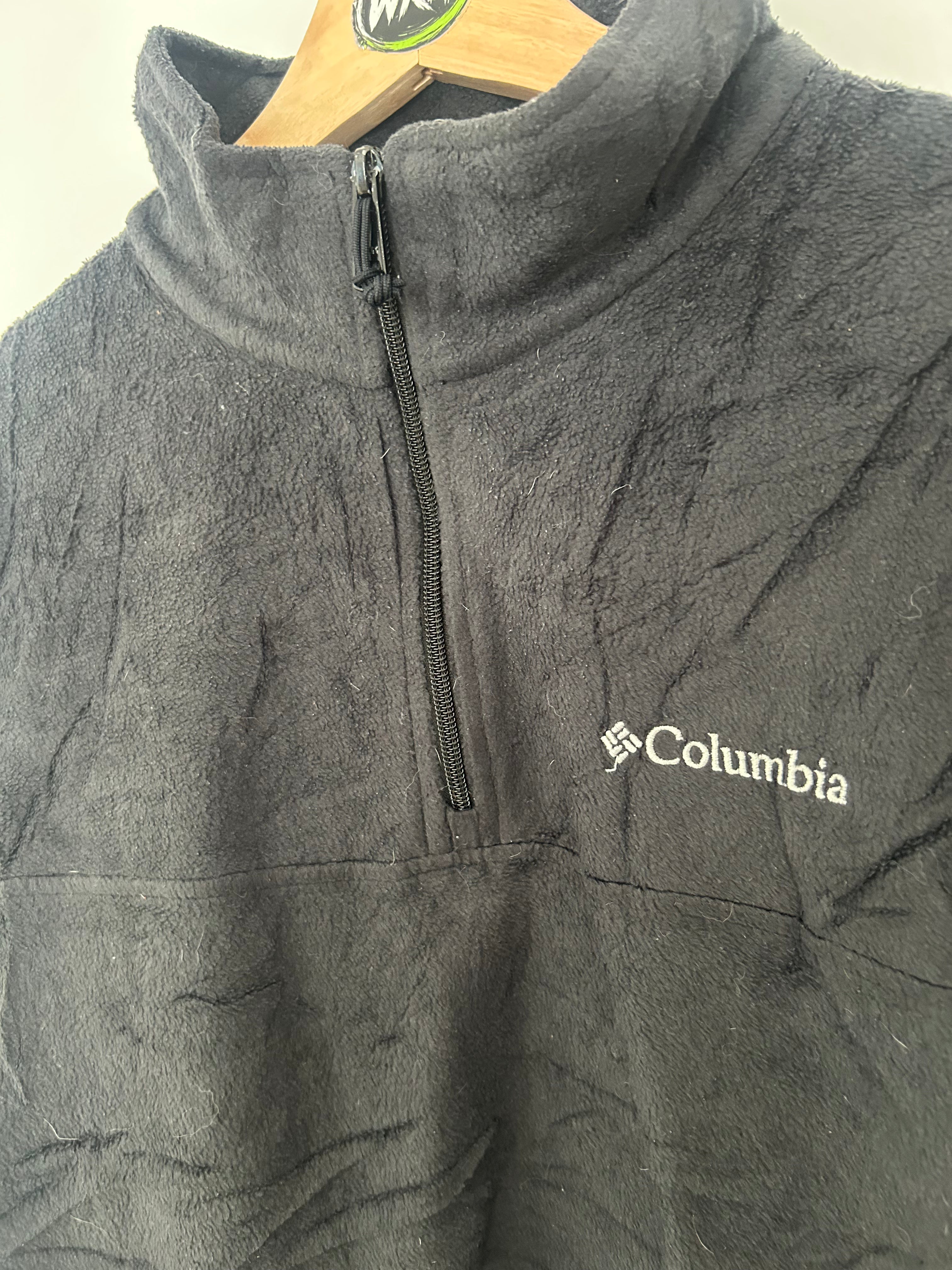 Columbia 1/4 Zip Fleece – Black – Women’s M