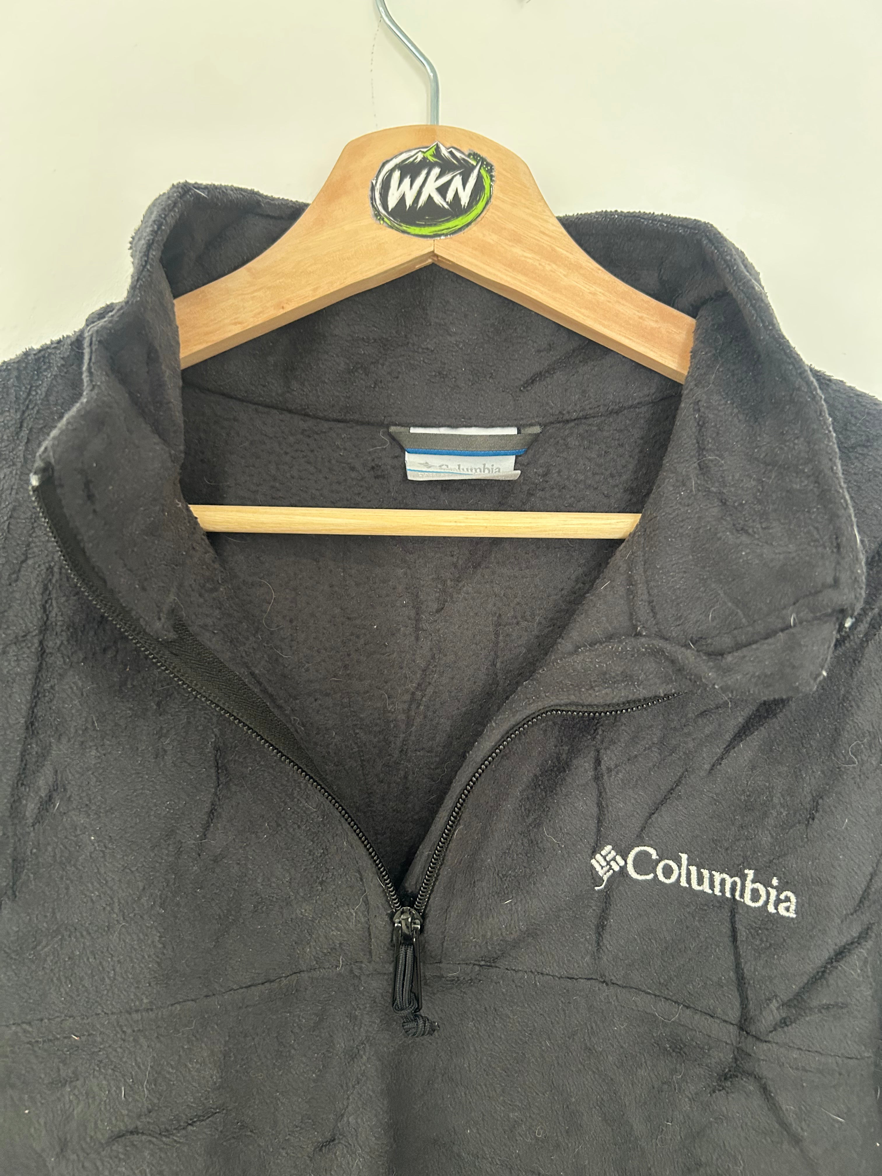 Columbia 1/4 Zip Fleece – Black – Women’s M