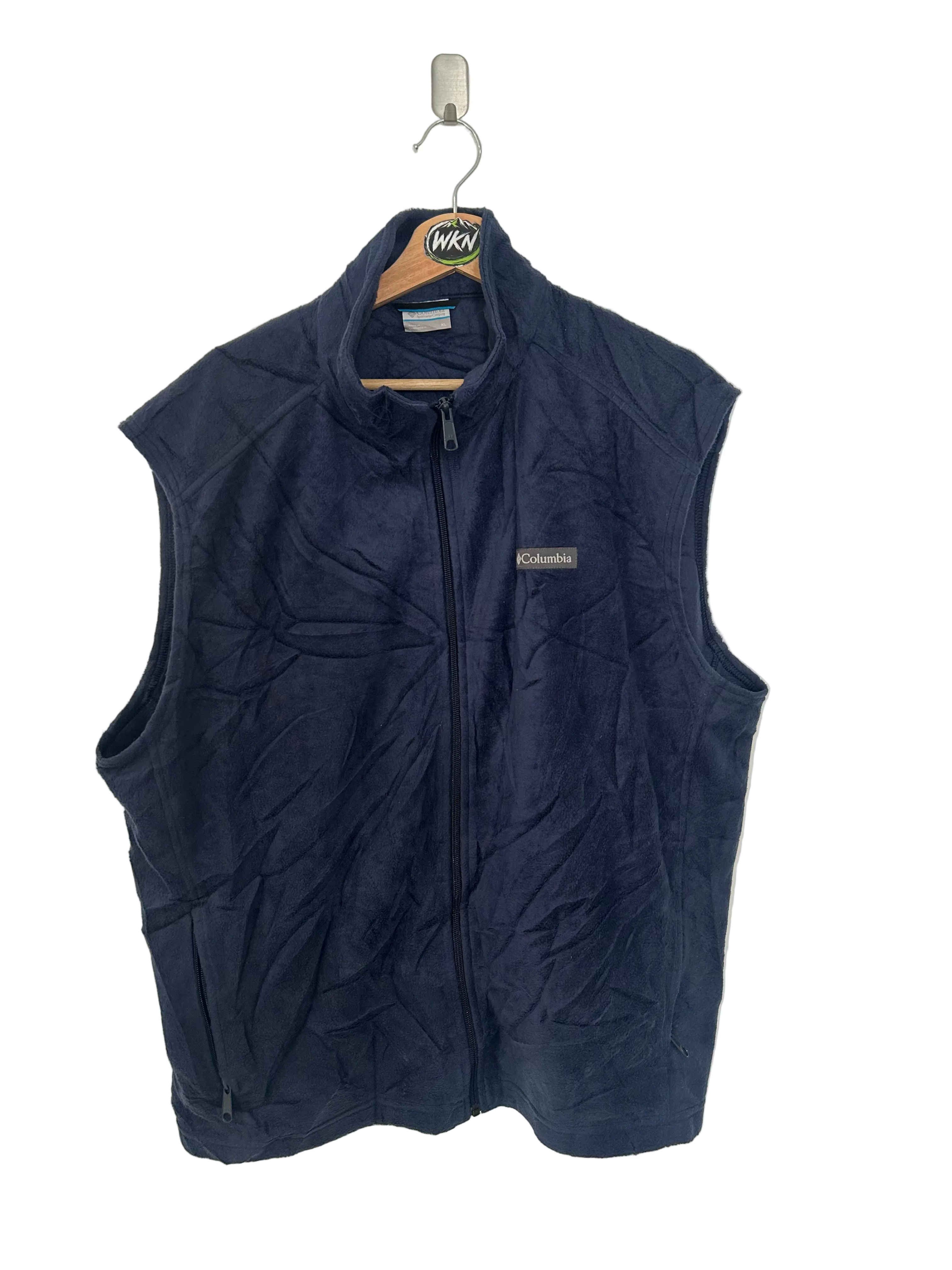 COLUMBIA FULL-ZIP FLEECE GILET – NAVY – XL