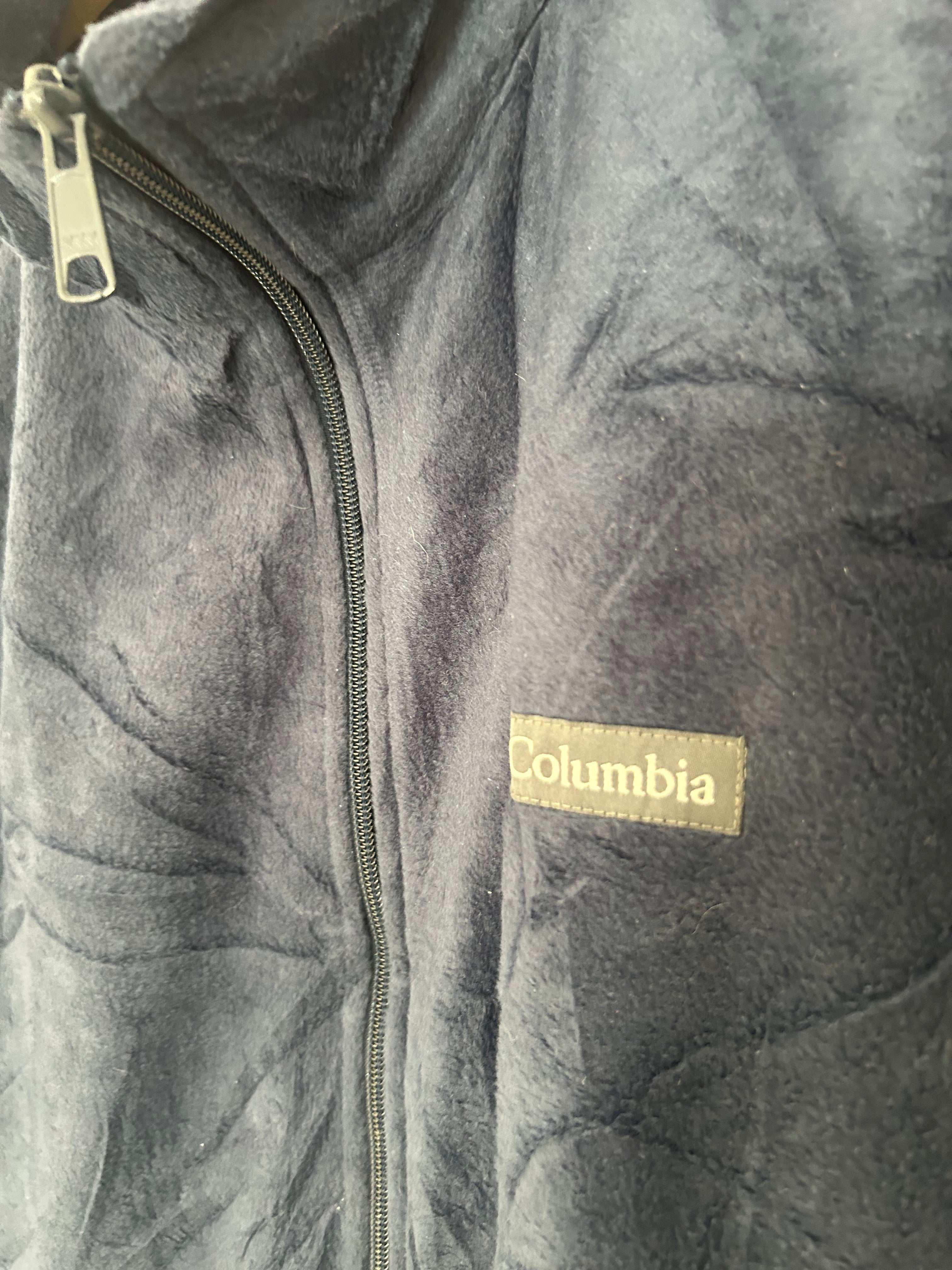 COLUMBIA FULL-ZIP FLEECE GILET – NAVY – XL