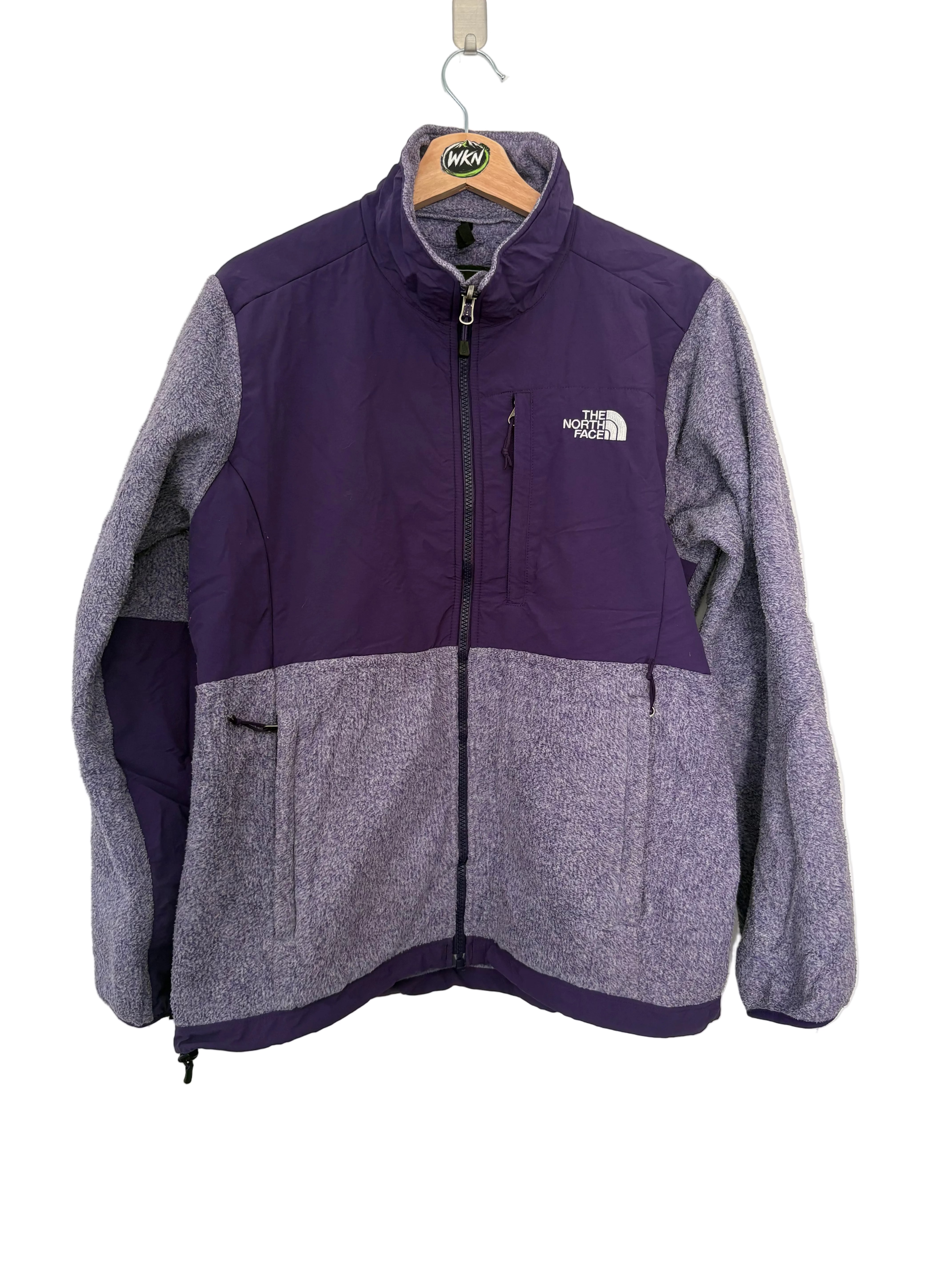 The North Face Women’s Full-Zip Fleece Jacket – Purple / Lilac – Size L
