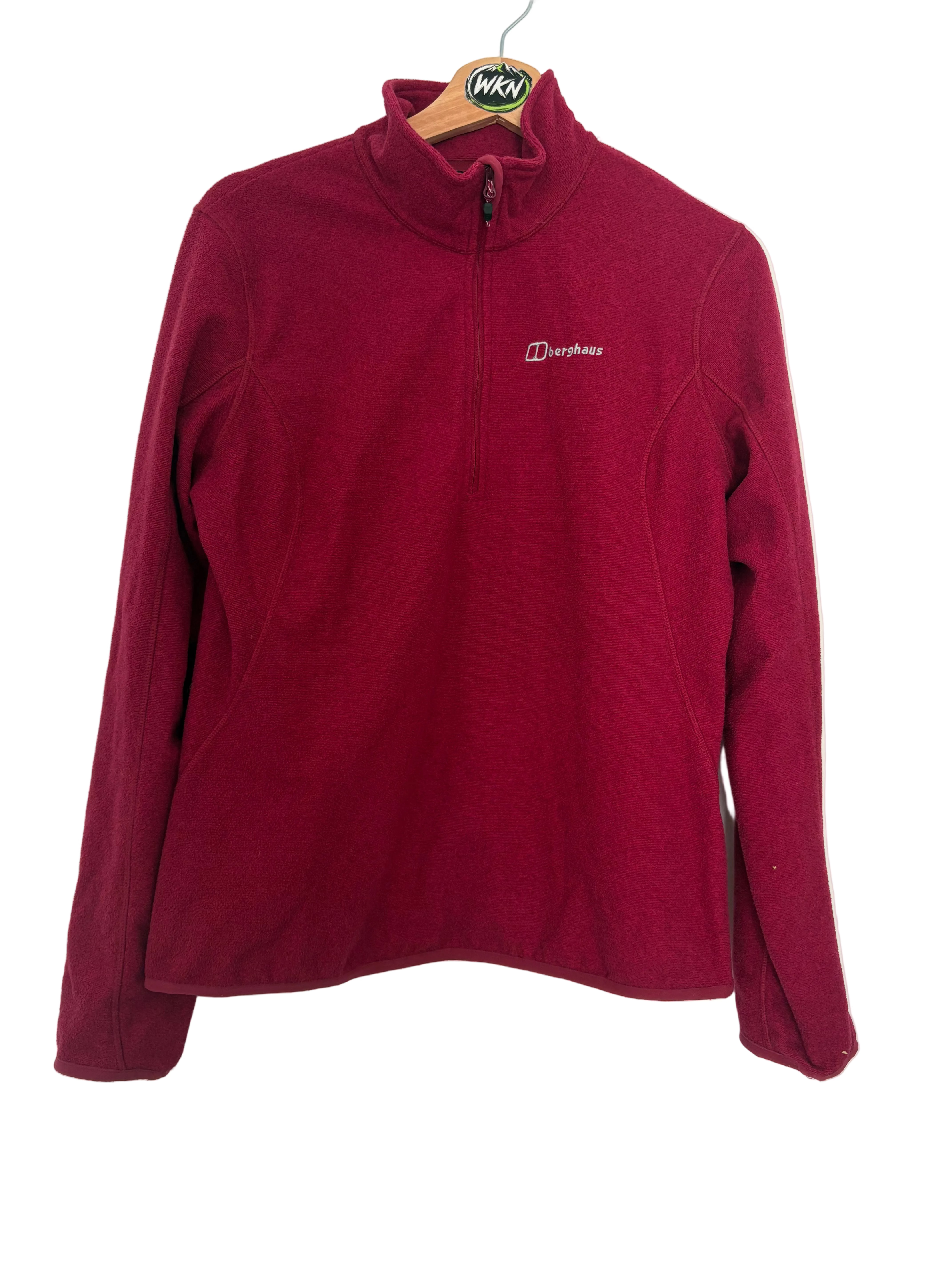 Berghaus Women’s 1/4 Zip Fleece – Burgundy / Raspberry – UK 14