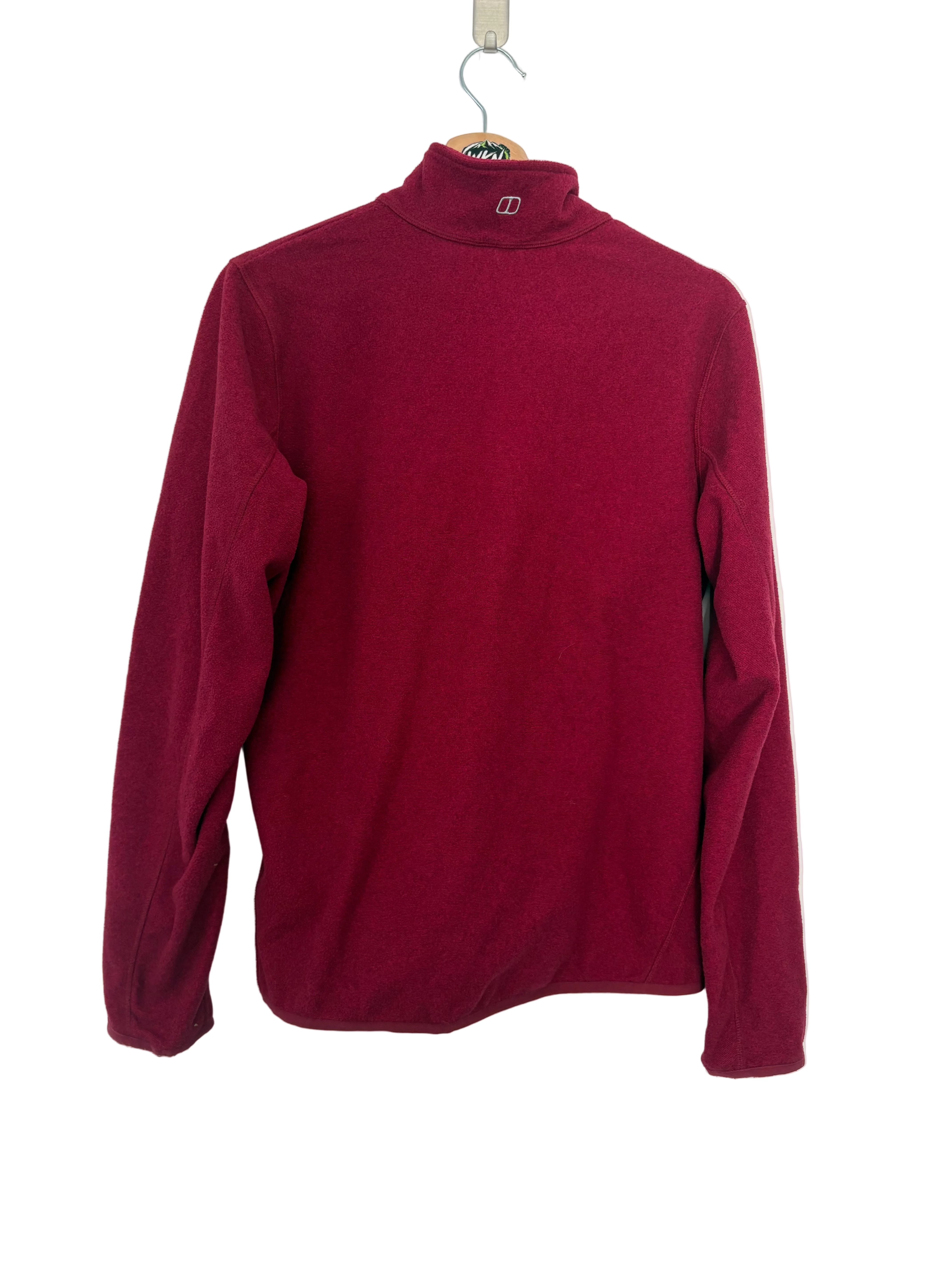 Berghaus Women’s 1/4 Zip Fleece – Burgundy / Raspberry – UK 14