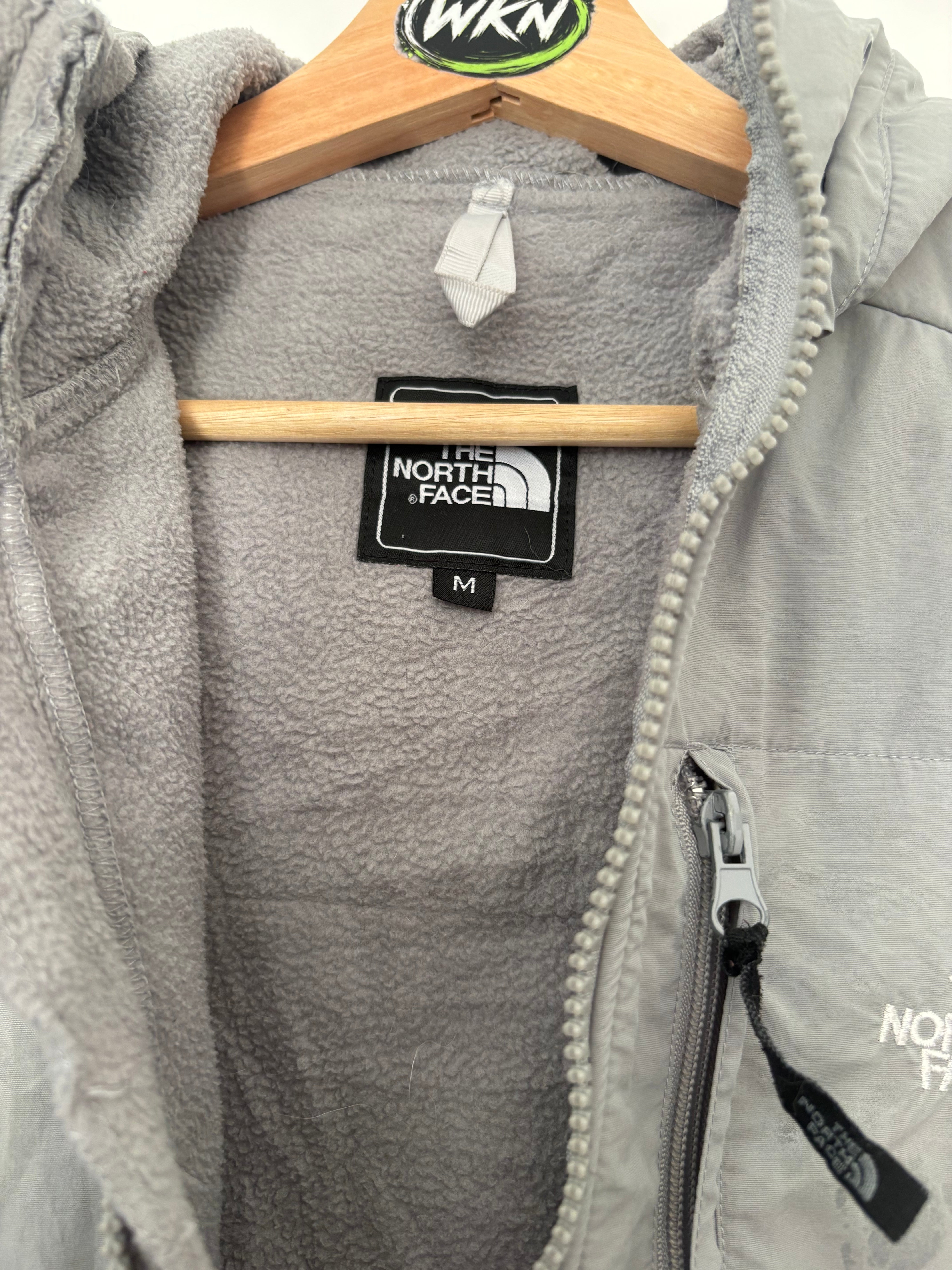 The North Face Hooded Full-Zip Fleece Jacket – Grey – Men’s Medium