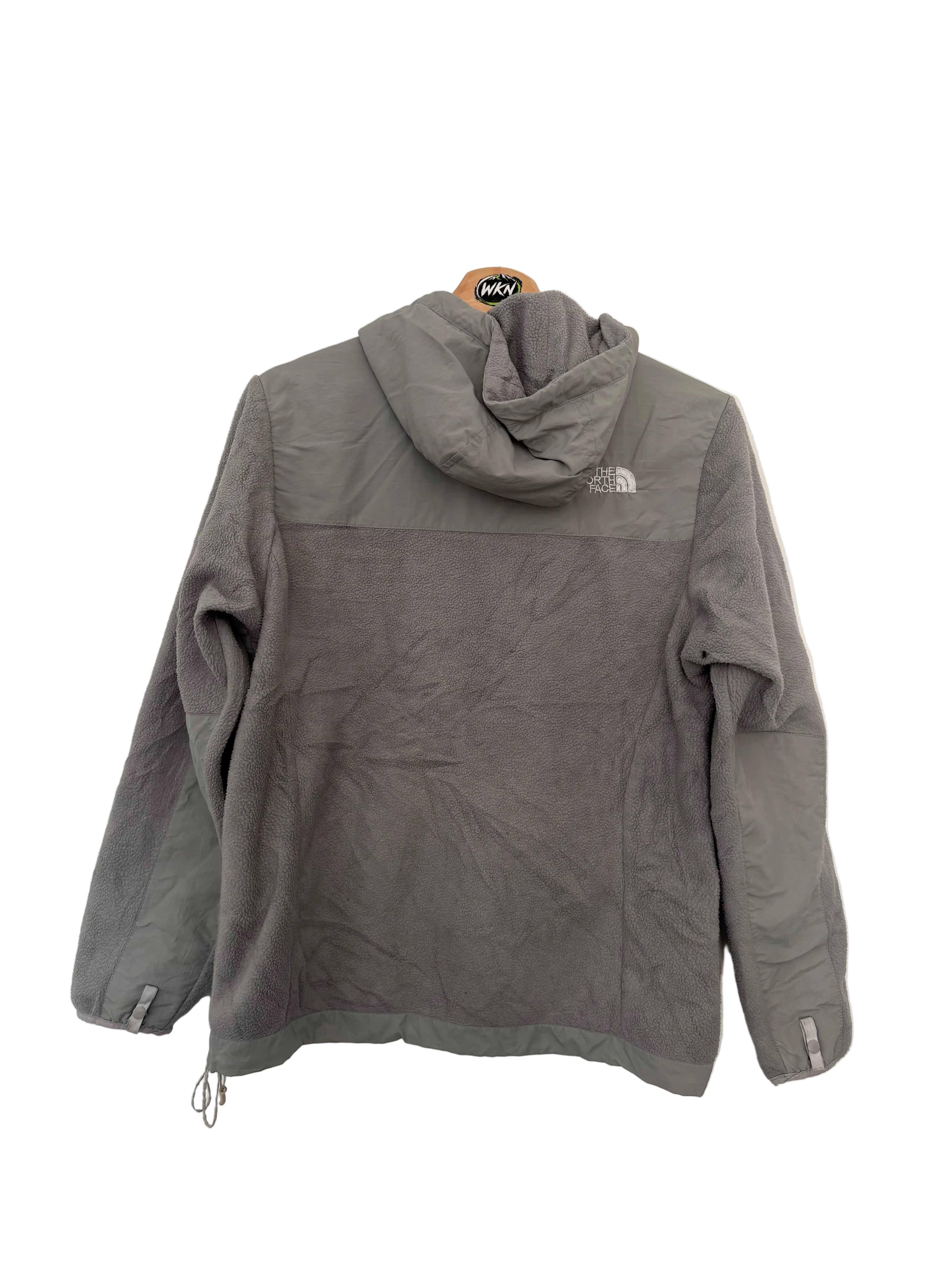 The North Face Hooded Full-Zip Fleece Jacket – Grey – Men’s Medium