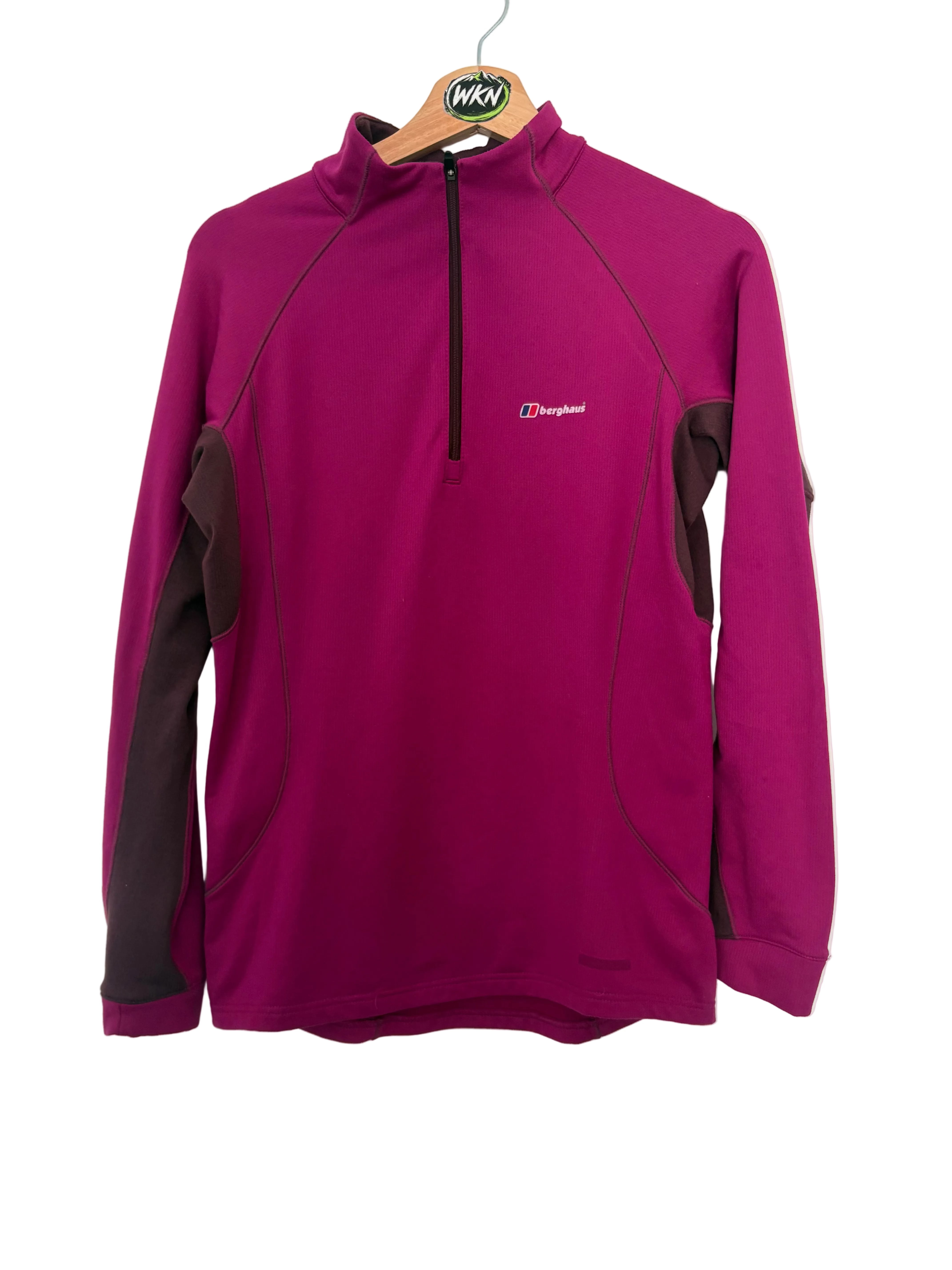 Berghaus Technical 1/2 Zip Base Layer – Purple/Berry-M