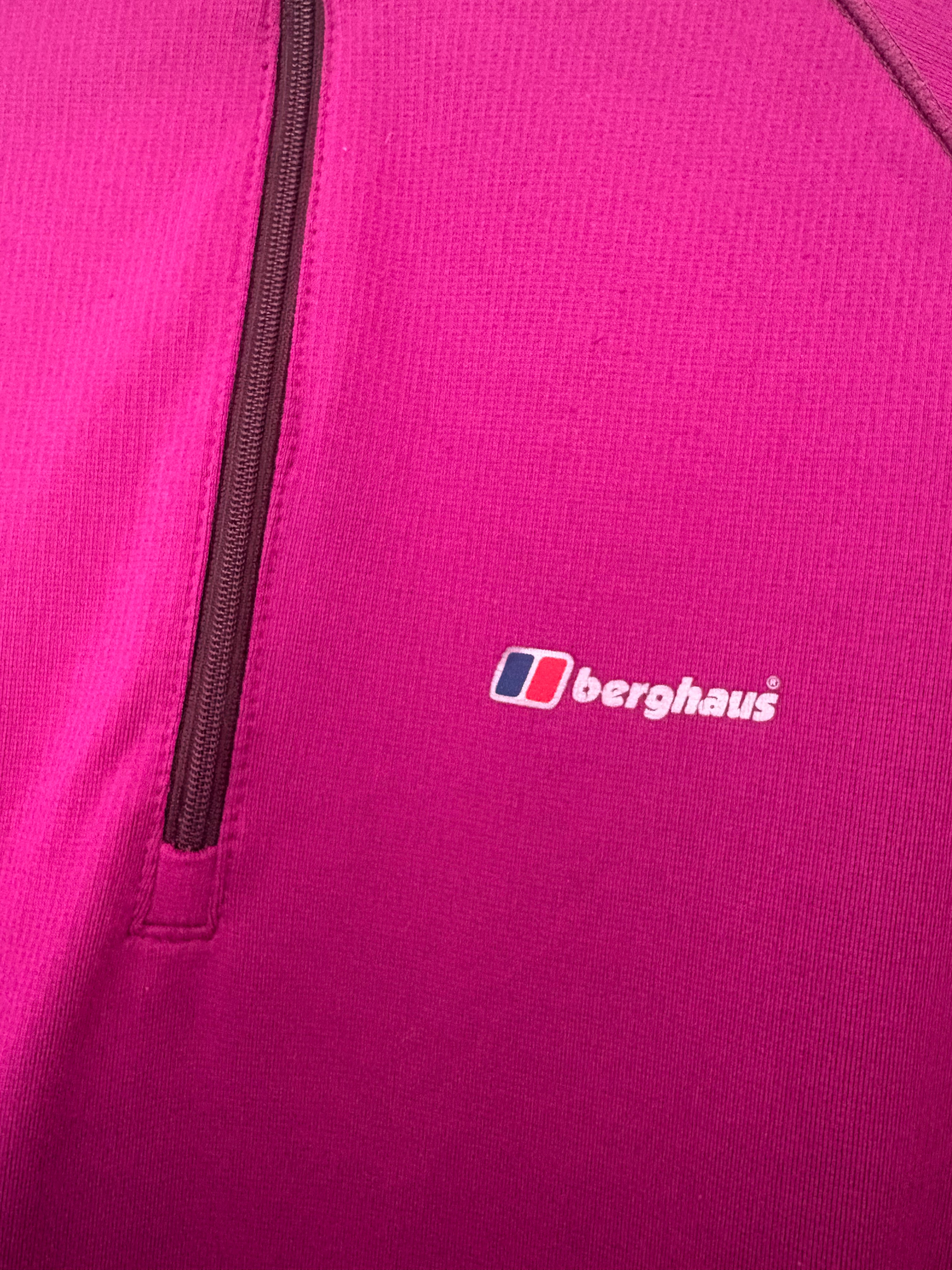 Berghaus Technical 1/2 Zip Base Layer – Purple/Berry-M