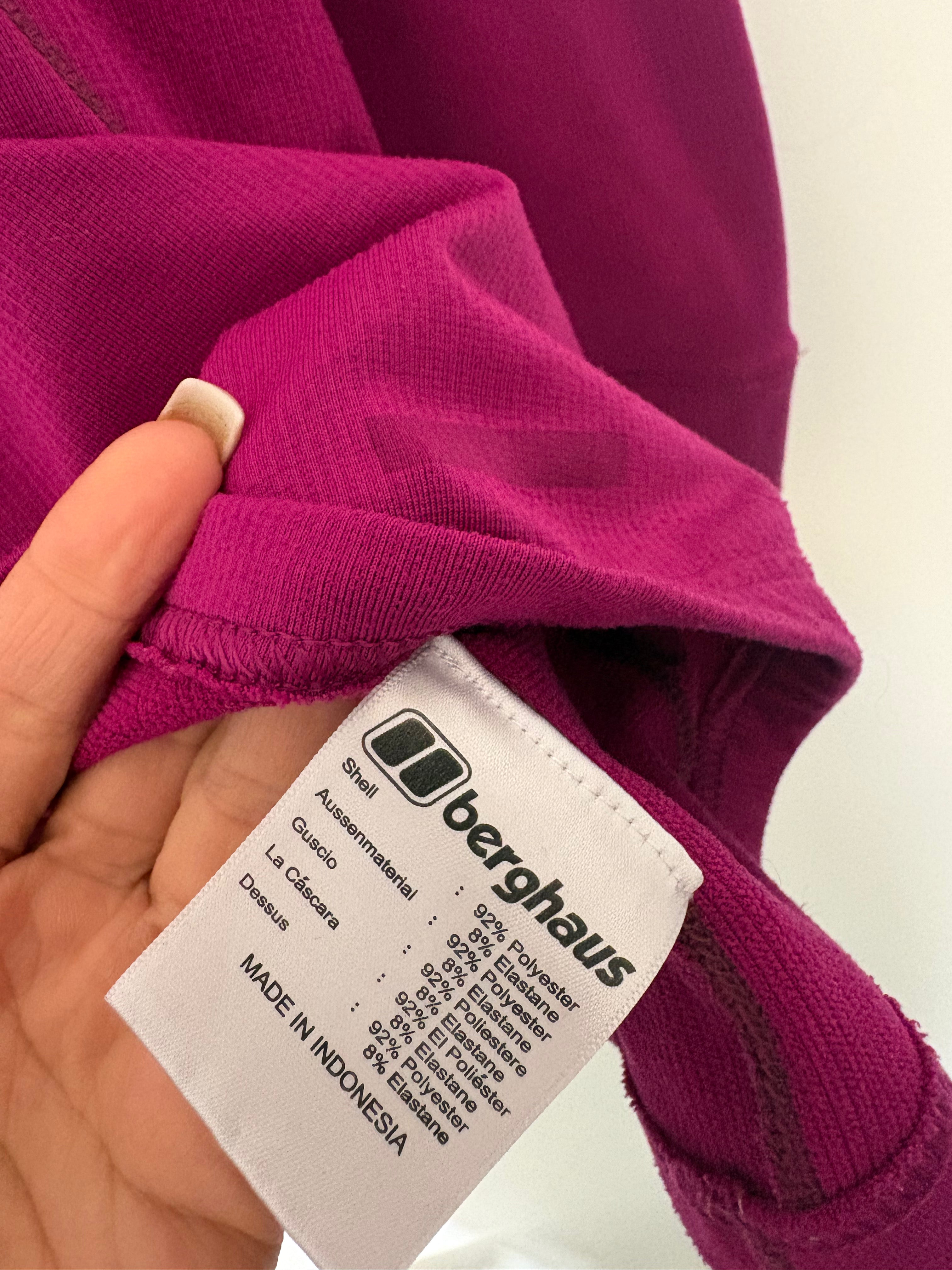 Berghaus Technical 1/2 Zip Base Layer – Purple/Berry-M