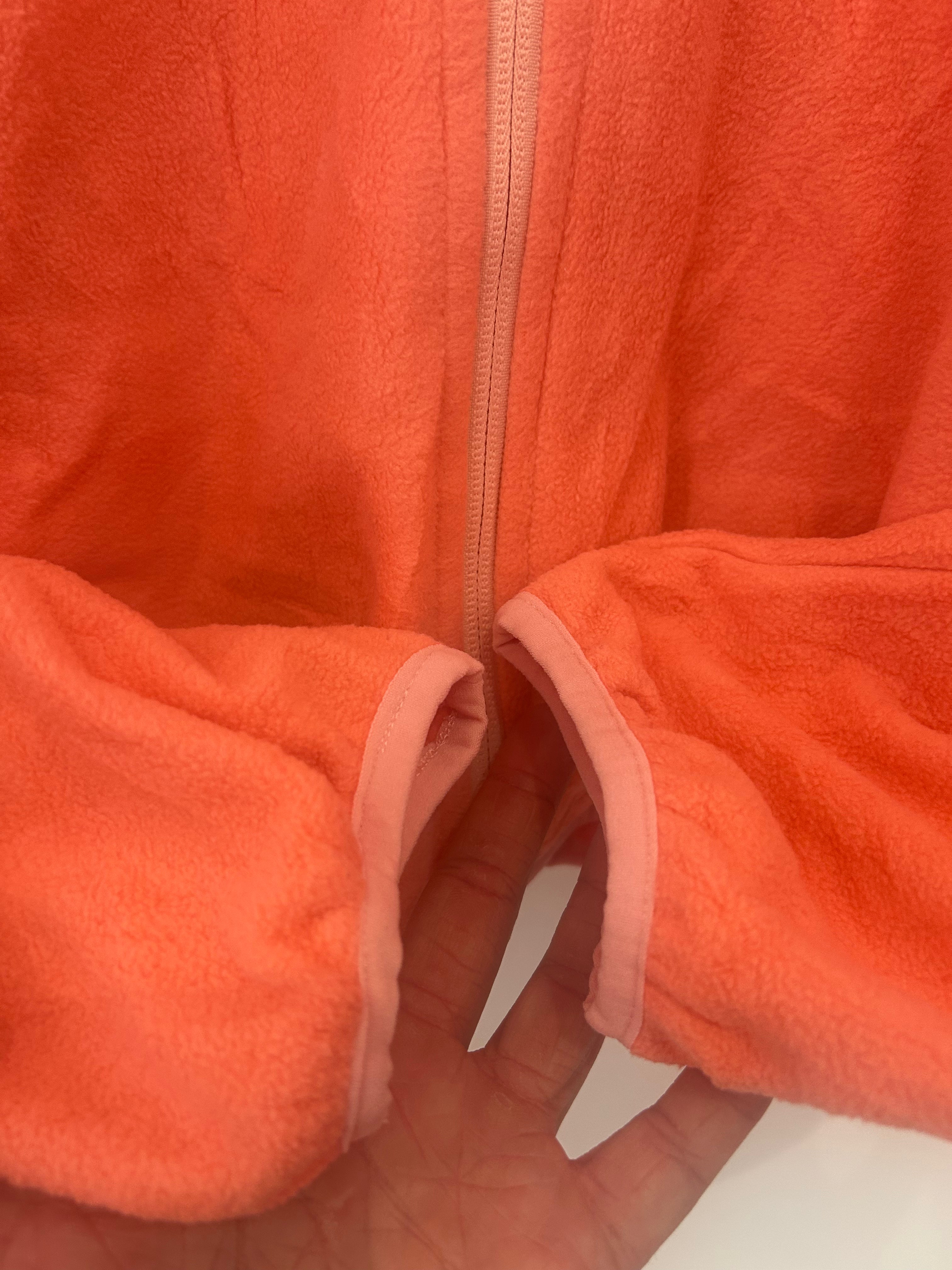 COLUMBIA WOMEN’S FULL-ZIP FLEECE JACKET – CORAL / PINK – MEDIUM