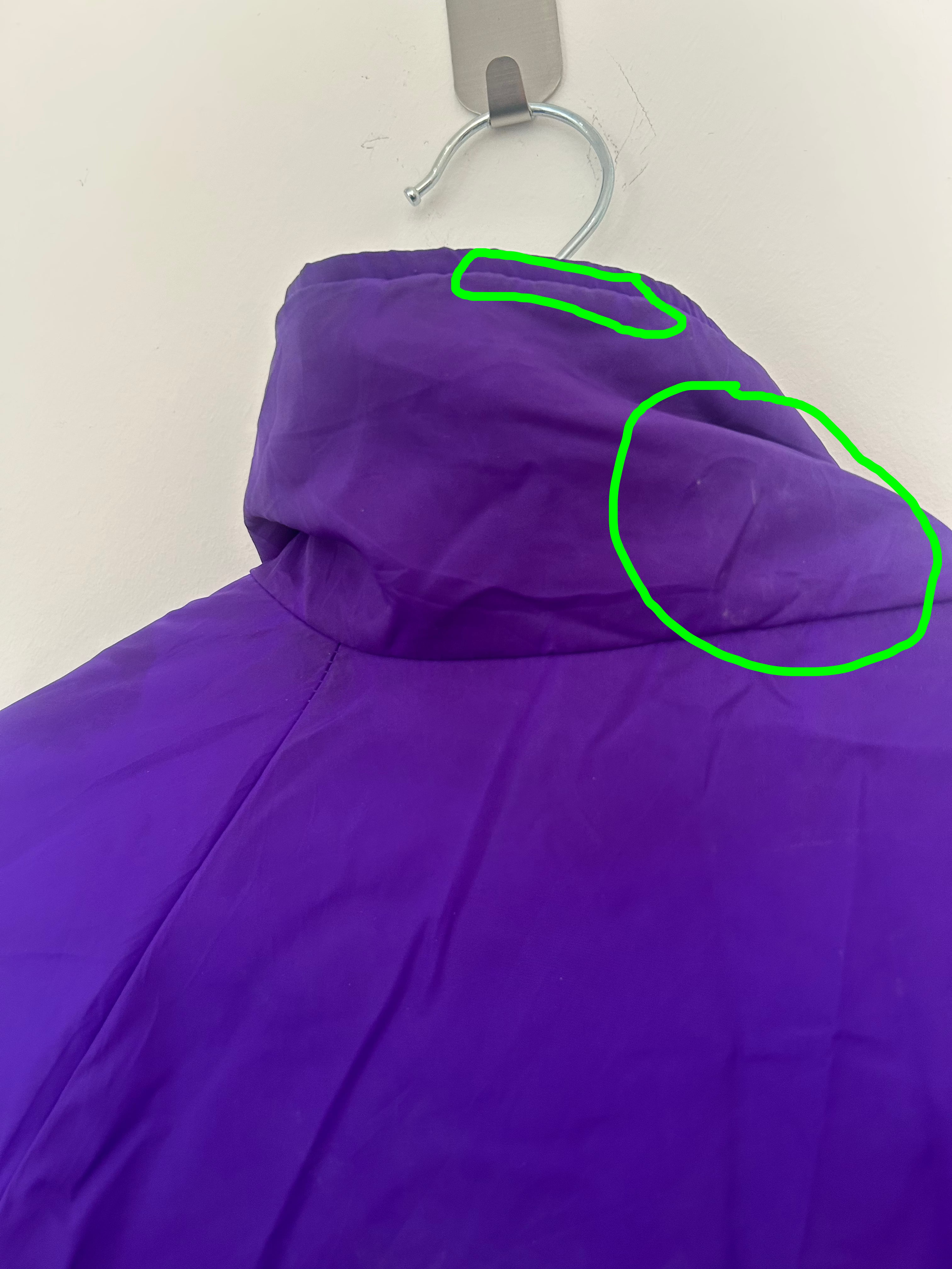 VINTAGE COLUMBIA REVERSIBLE PUFFER JACKET – PURPLE / TEAL -M-