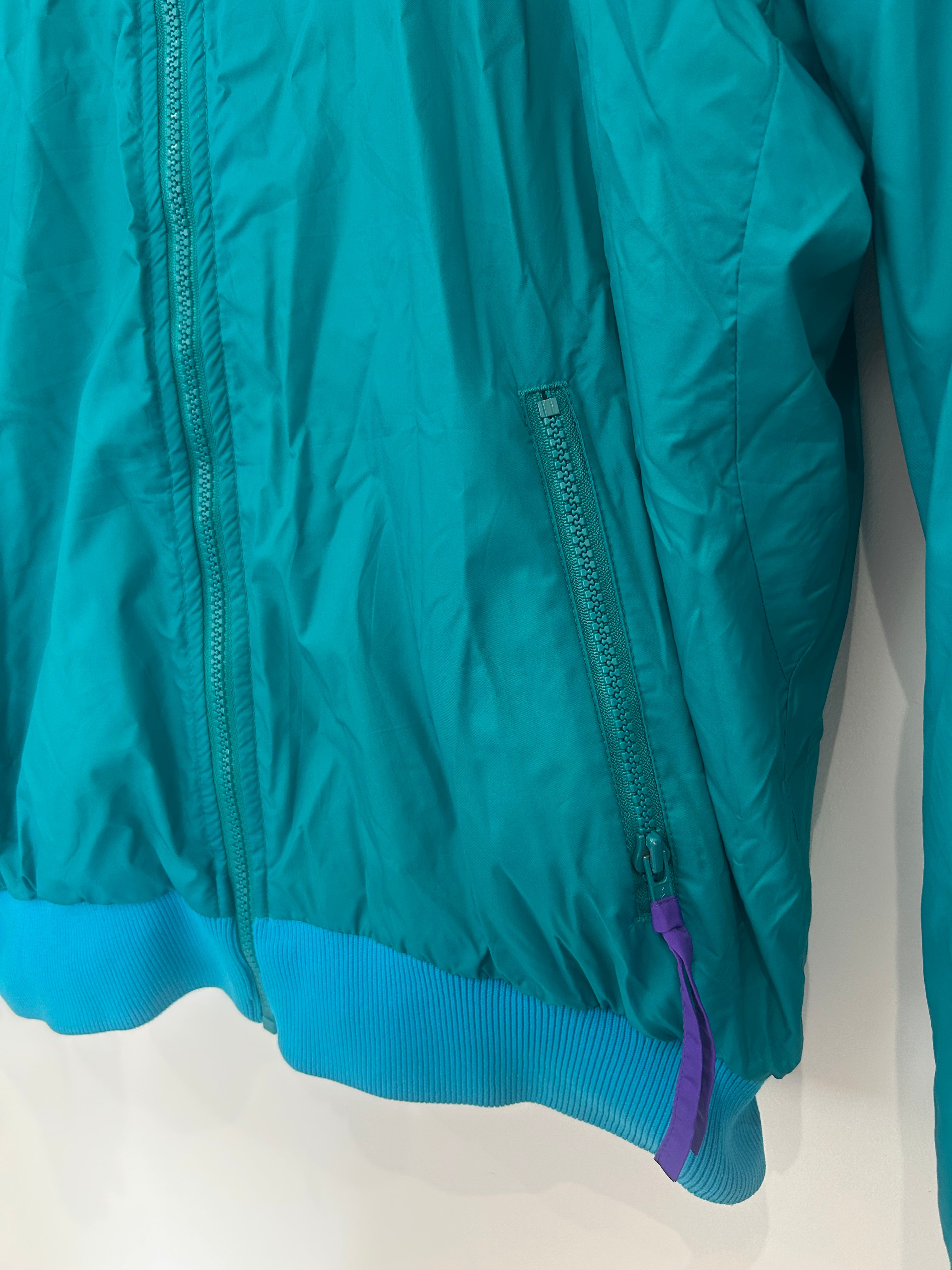 VINTAGE COLUMBIA REVERSIBLE PUFFER JACKET – PURPLE / TEAL -M-