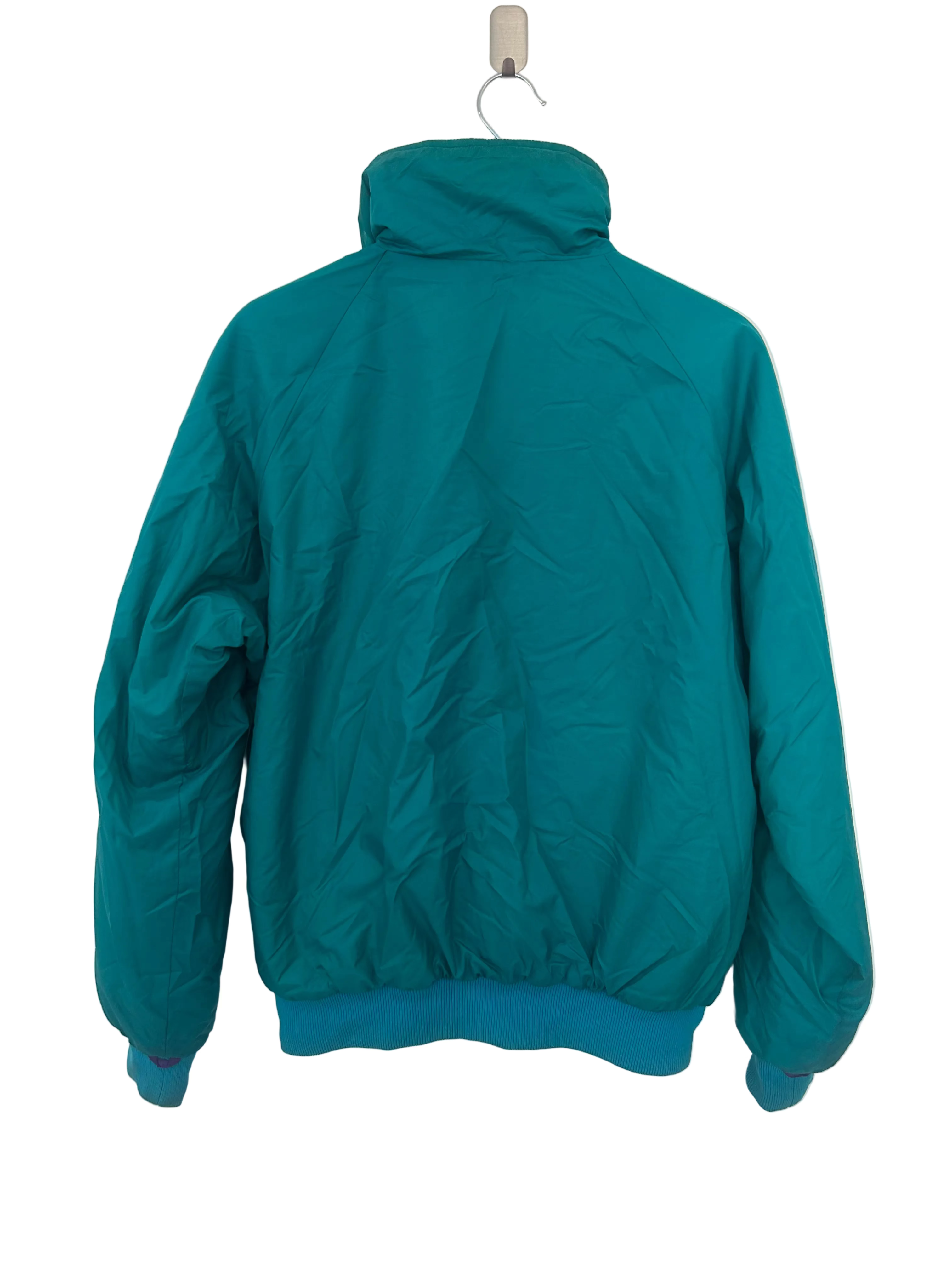 VINTAGE COLUMBIA REVERSIBLE PUFFER JACKET – PURPLE / TEAL -M-