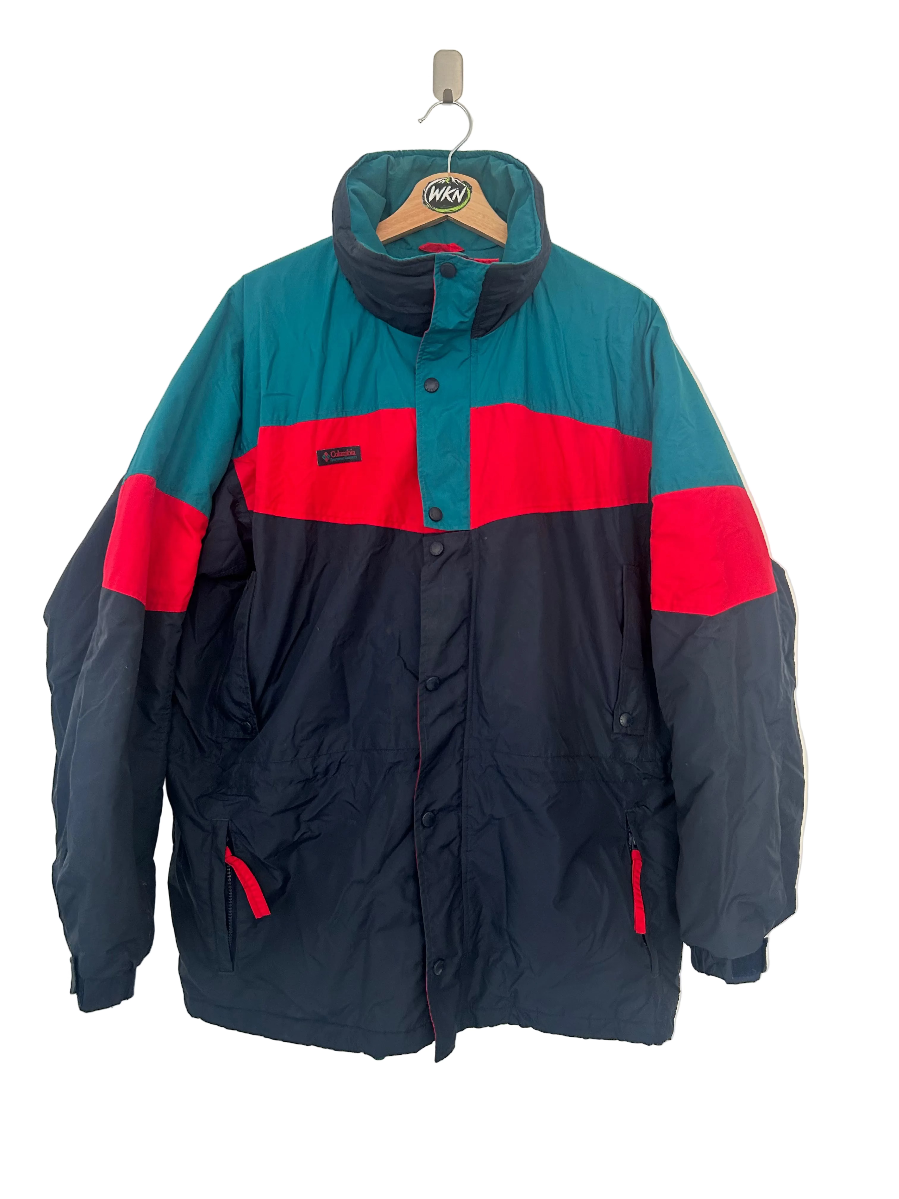 VINTAGE COLUMBIA COLOUR BLOCK JACKET – MEN’S LARGE