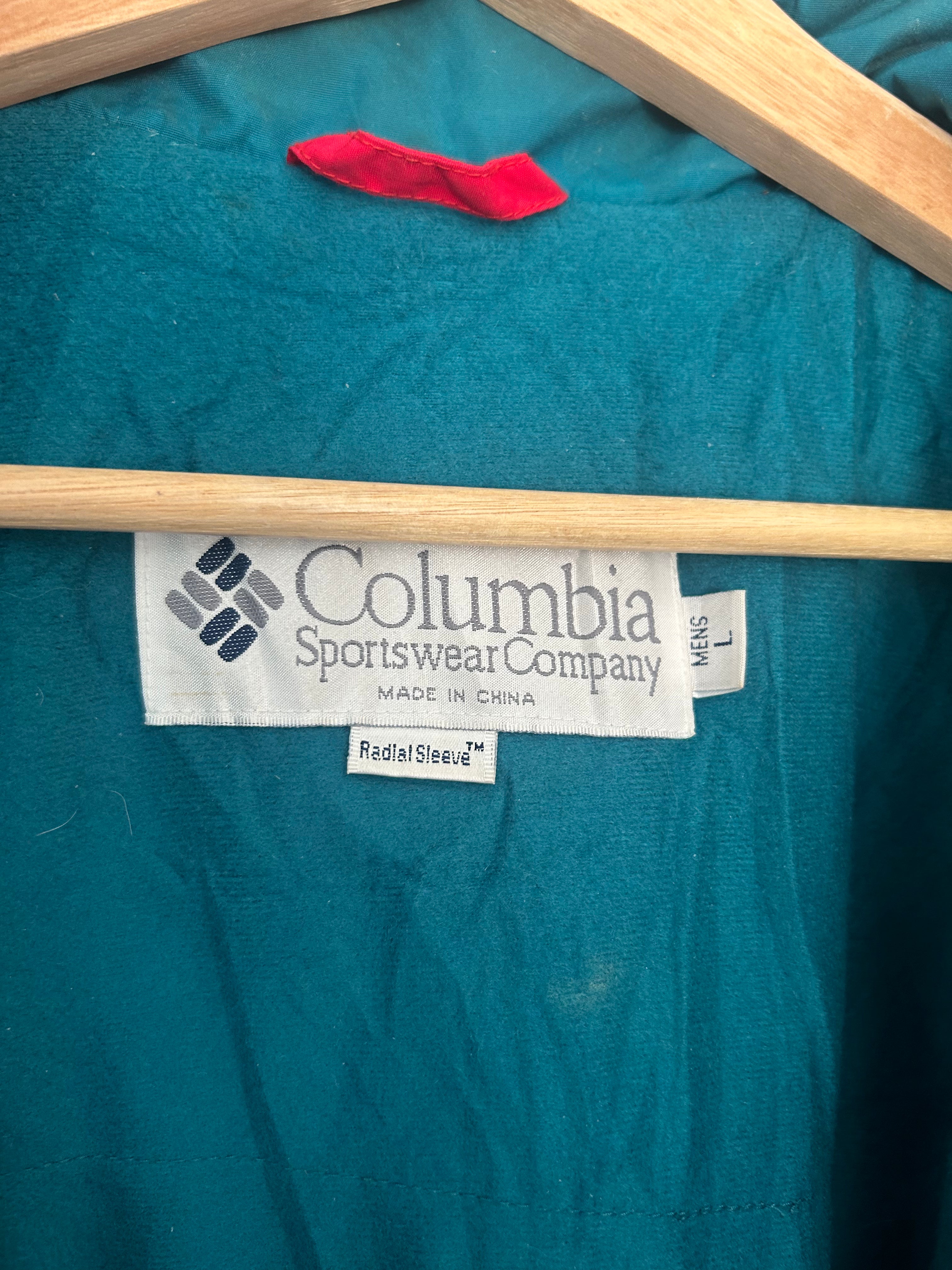 VINTAGE COLUMBIA COLOUR BLOCK JACKET – MEN’S LARGE