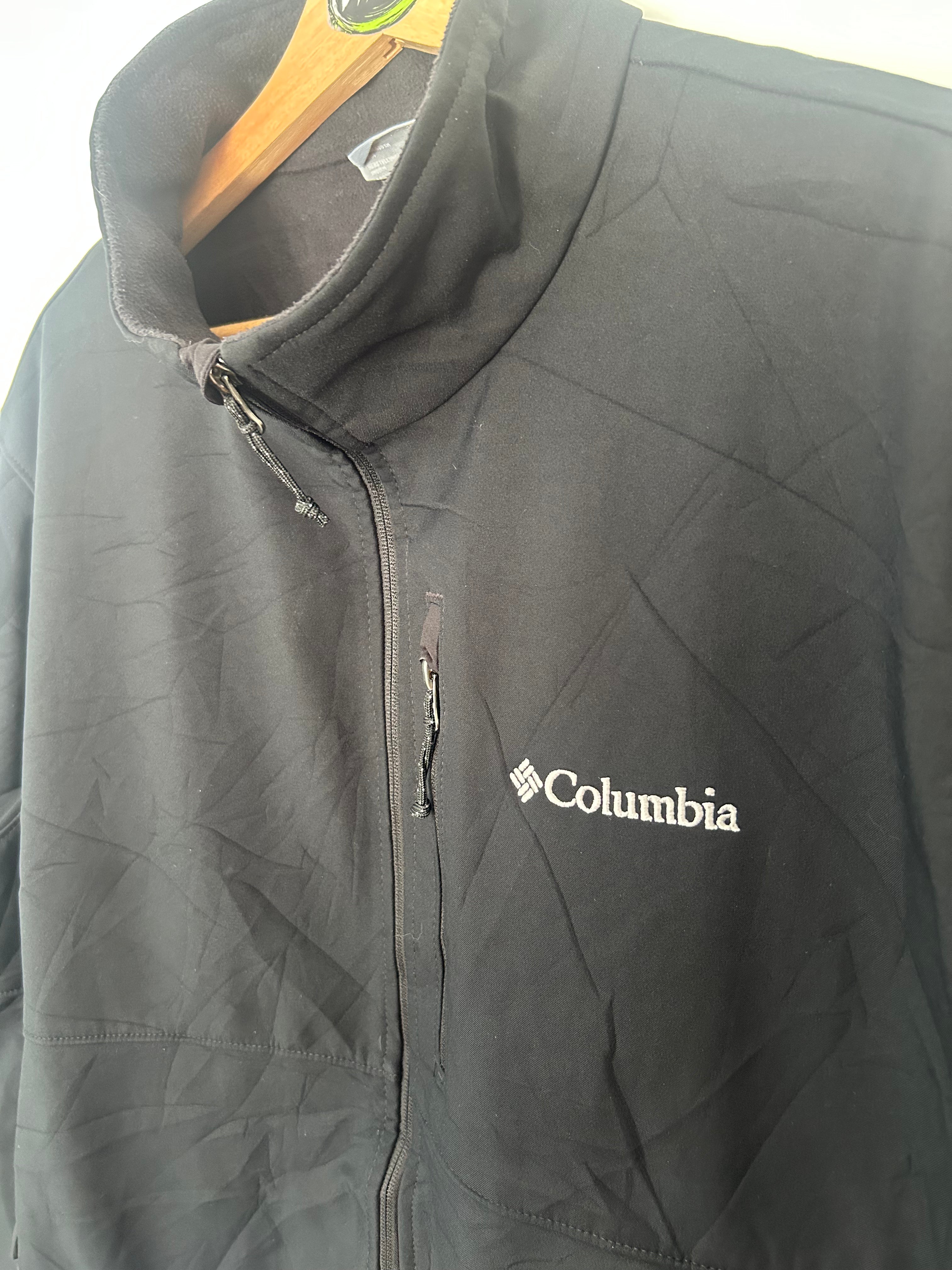 Columbia Fleece-Lined Softshell Jacket – Black – Men’s XL
