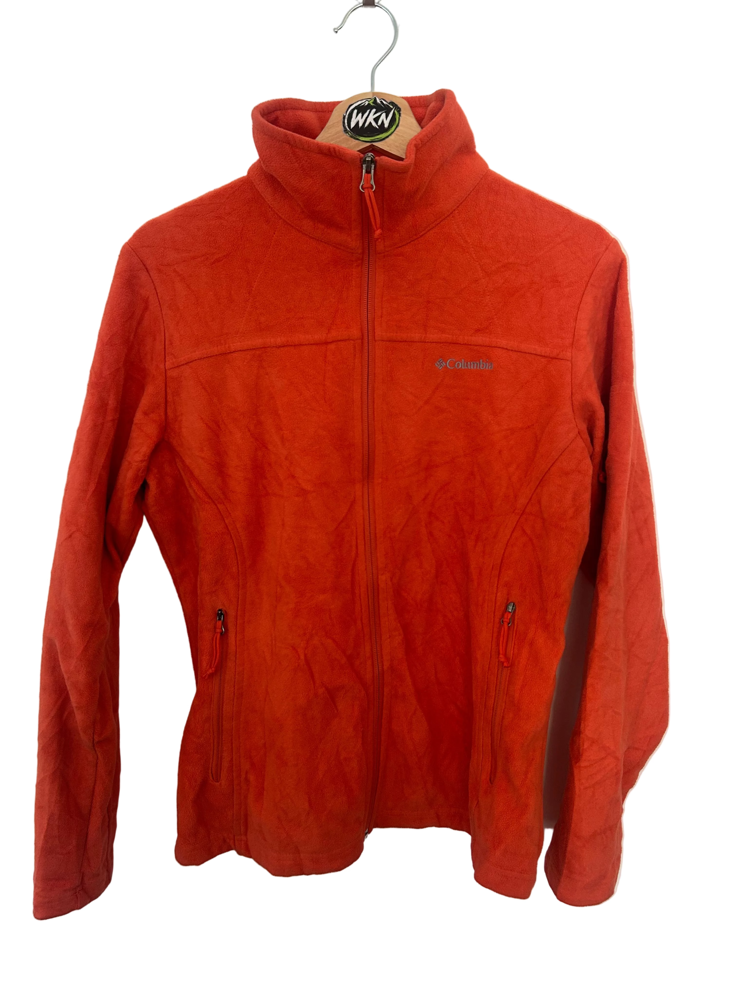 Columbia Full-Zip Fleece Jacket – Orange / Red – Women’s Medium