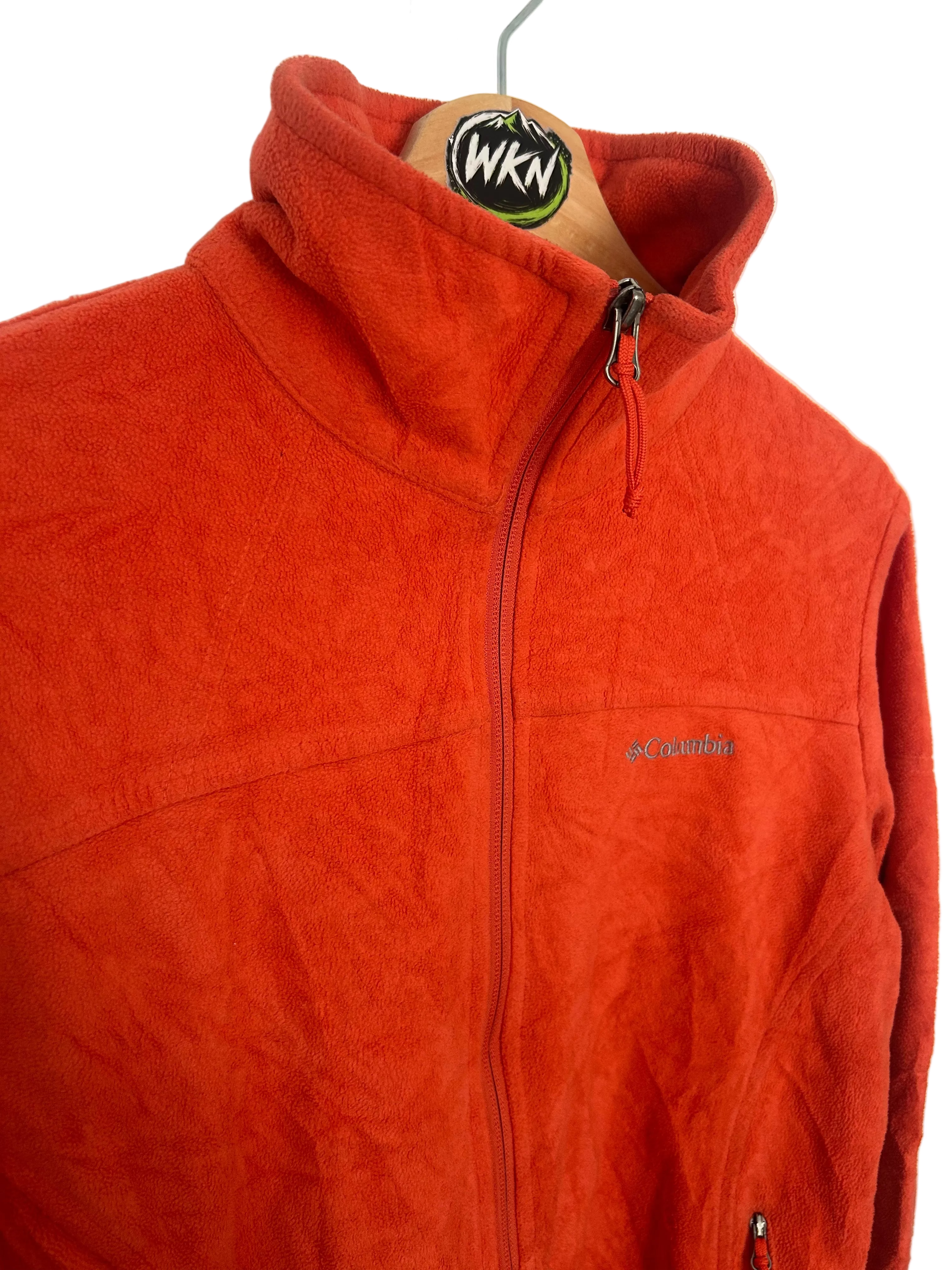 Columbia Full-Zip Fleece Jacket – Orange / Red – Women’s Medium